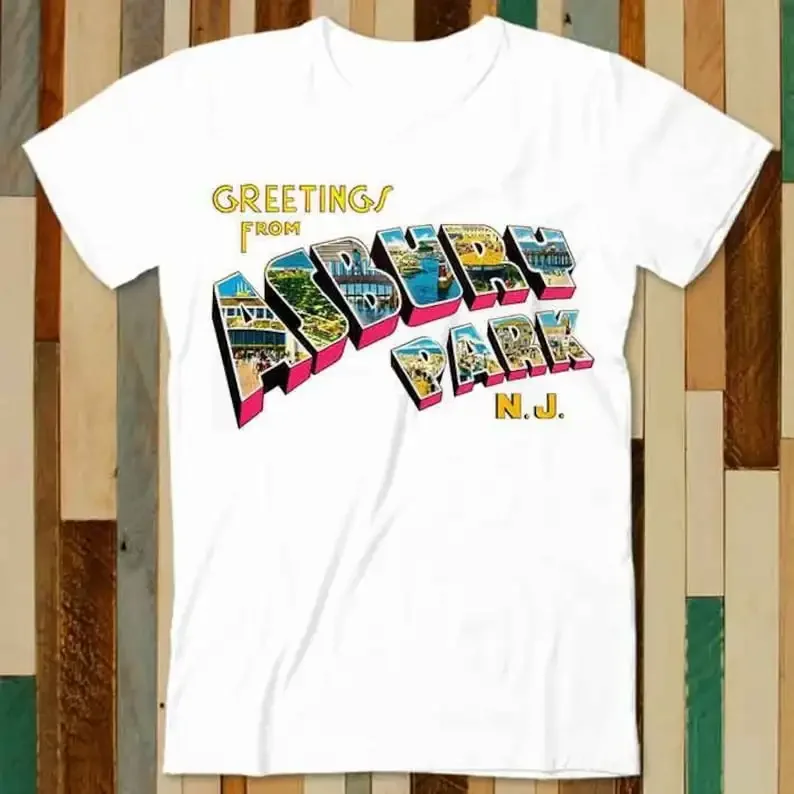 Greetings From Asbury Park NJ 70s Rock Music Retro T Shirt Adult Unisex Men Women Retro Design Tee Vintage Top A4734
Greetings From Asbury Park NJ 70s Rock Music Retro T Shirt Adult Unisex Men Women Retro Design Tee Vintage Top A4734