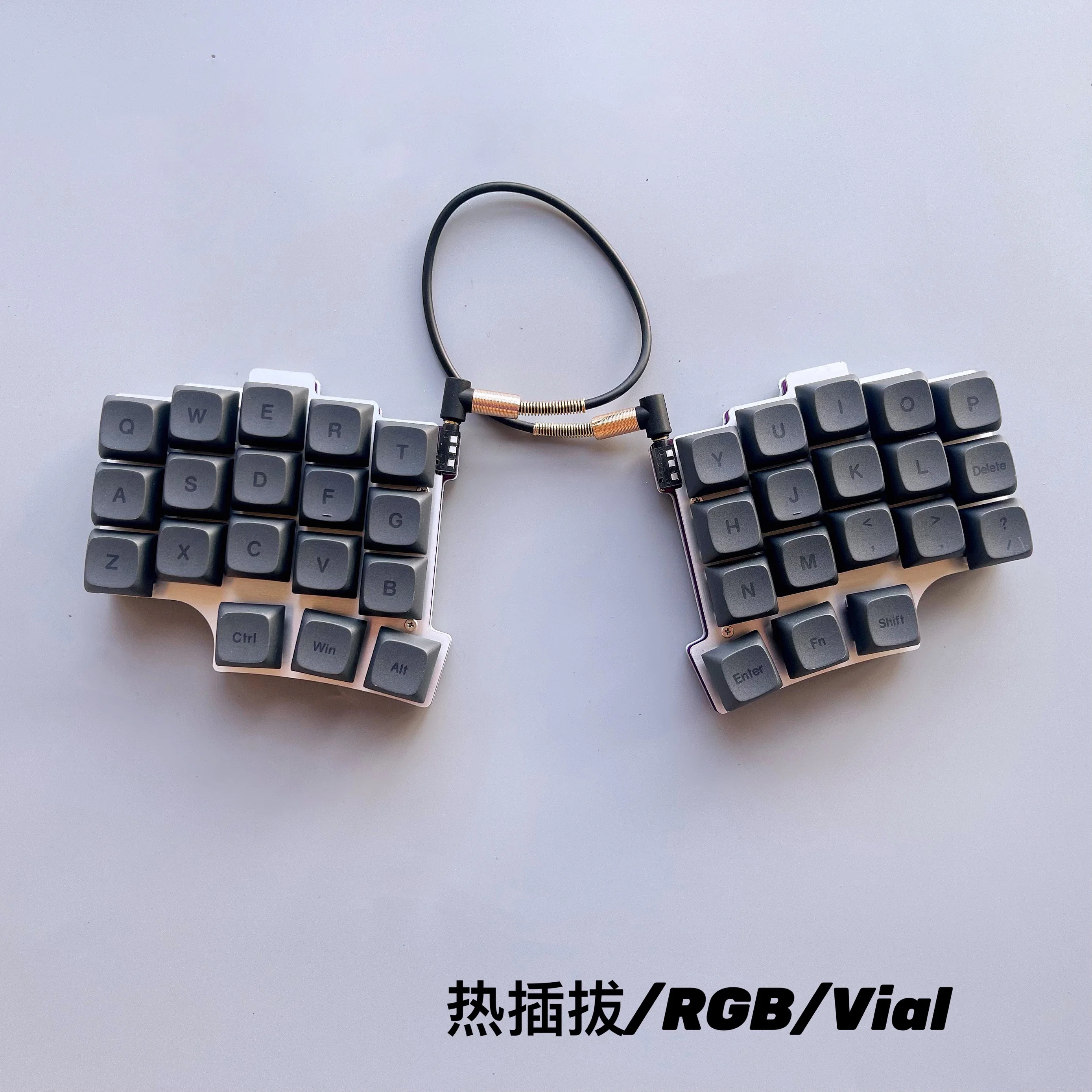 S35 Wired Split Keyboard Customized RGB Hot Swap Ergonomics Mini Split Mechanical Keyboard QMK Supports VIAL Grey Wood Switch
S35 Wired Split Keyboard Customized RGB Hot Swap Ergonomics Mini Split Mechanical Keyboard QMK Supports VIAL Grey Wood Switch