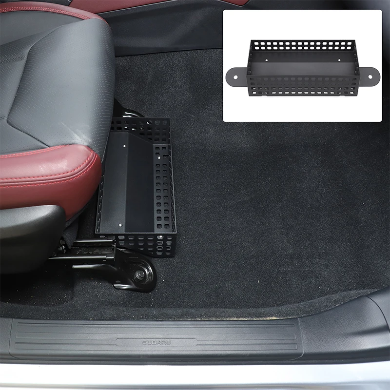 For Subaru Forester 2019-2024 front seat under-seater storage basket, aluminum alloy + carbon steel 1pcs (common left and right)
For Subaru Forester 2019-2024 front seat under-seater storage basket, aluminum alloy + carbon steel 1pcs (common left and right)