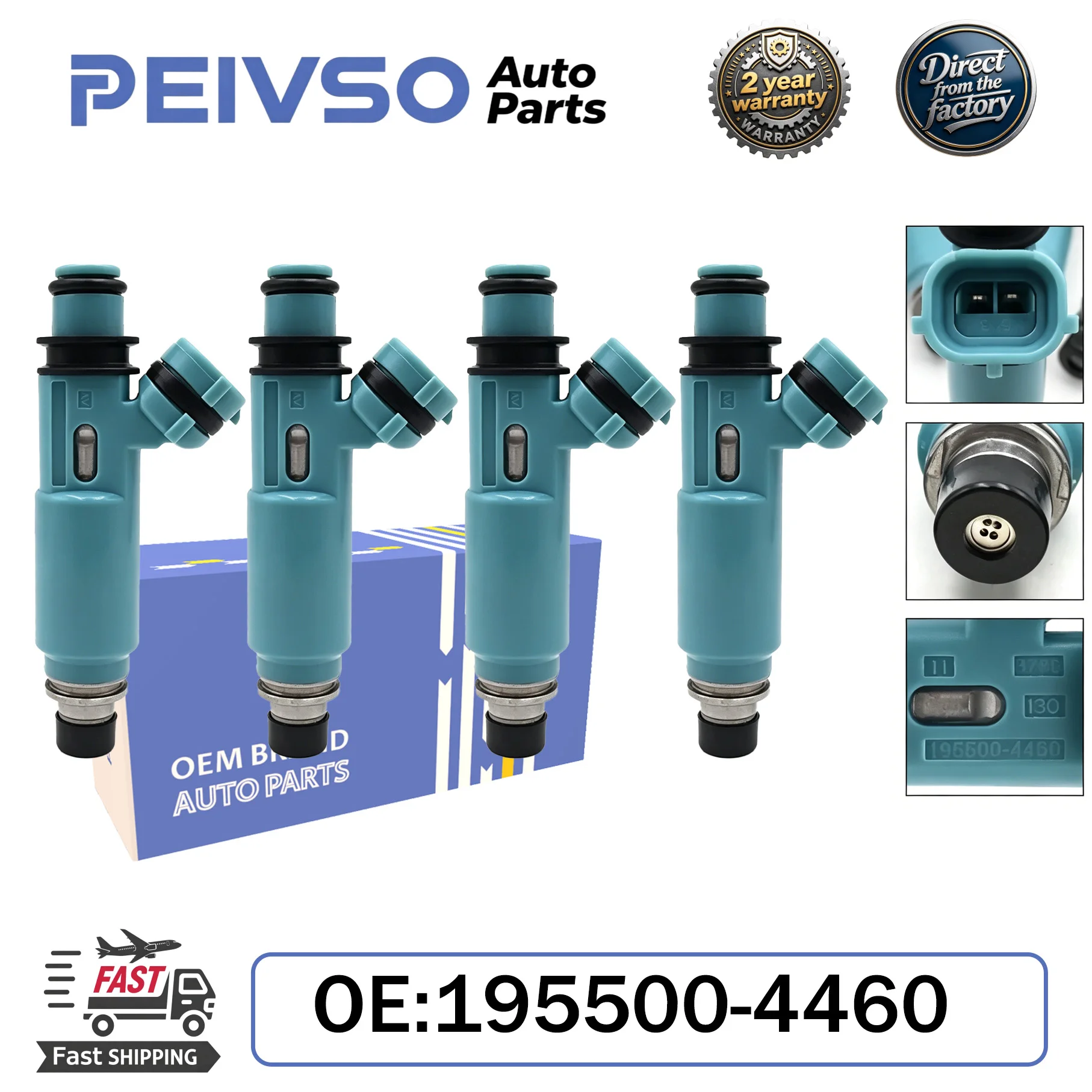 PEIVSO 4PCS/Lot 195500-4460 N3H2-13-250 High Quality Fuel Injector for Mazda RX-8 1.3L 2004-2009 Nozzle
PEIVSO 4PCS/Lot 195500-4460 N3H2-13-250 High Quality Fuel Injector for Mazda RX-8 1.3L 2004-2009 Nozzle