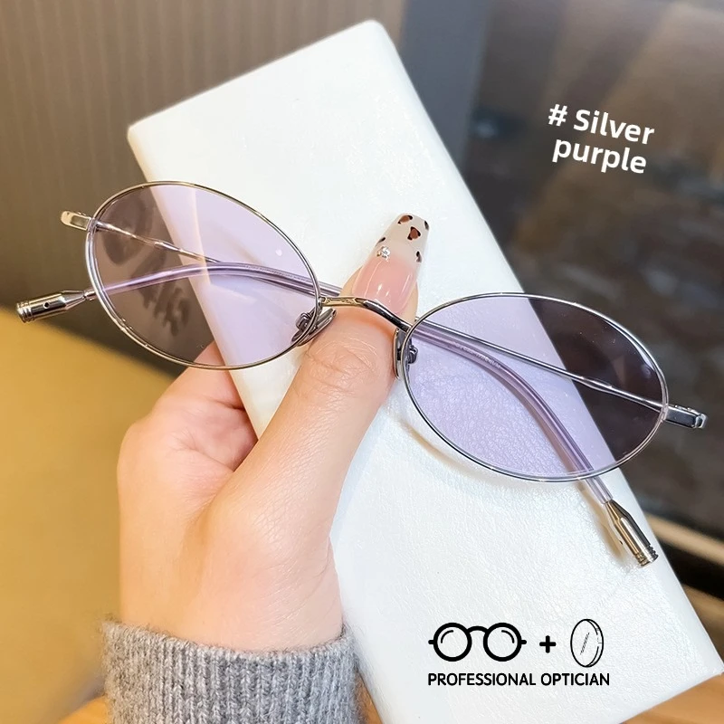 DIKELANG Myopia Glasses Women's Small Frame Literary Retro High Degree Oval Frame Pure Titanium Full Titanium Glasses Frame
DIKELANG Myopia Glasses Women's Small Frame Literary Retro High Degree Oval Frame Pure Titanium Full Titanium Glasses Frame