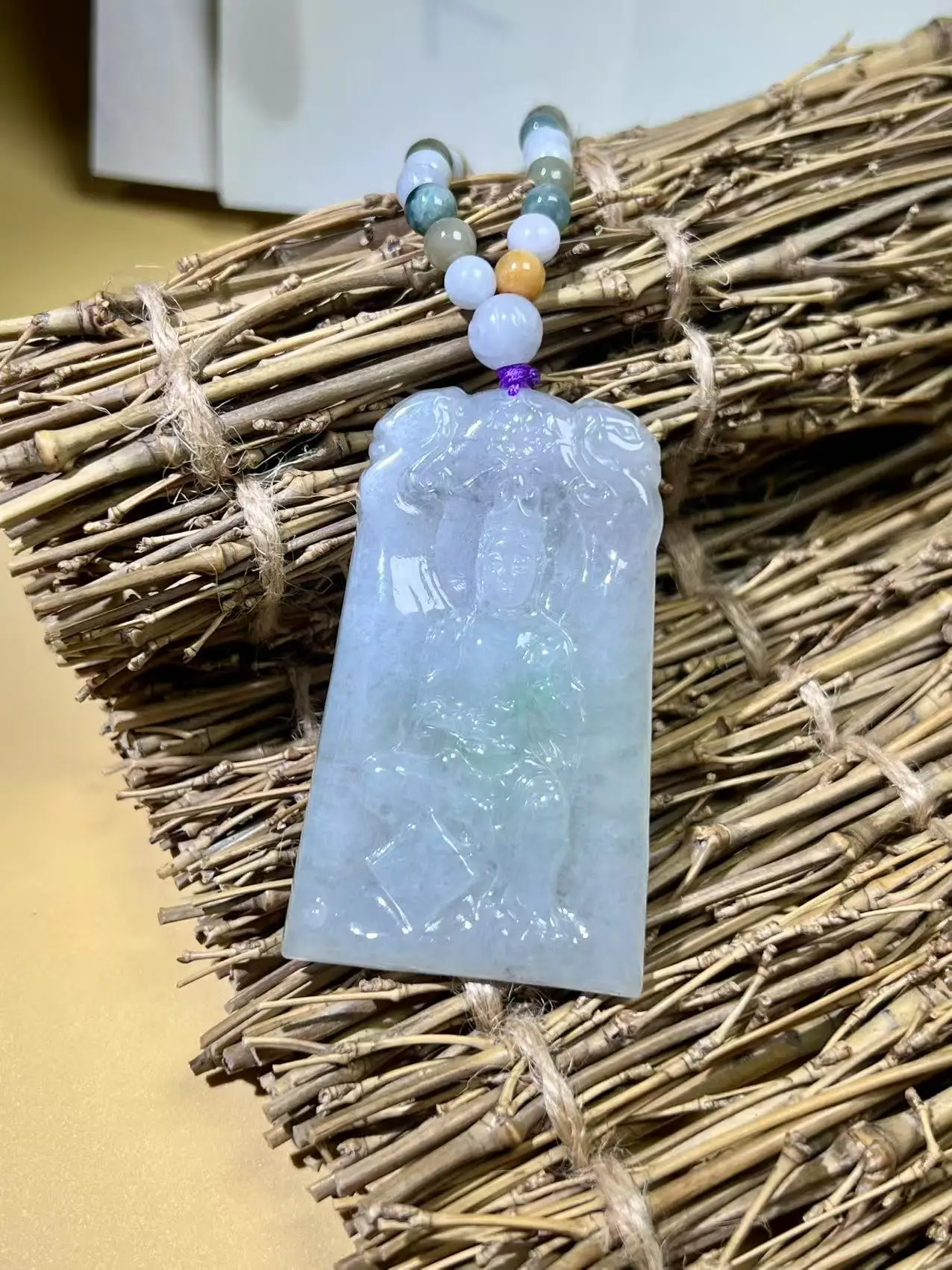 Chinese Fine Jewelry For Exquisite Ice Type Jade Guan Yin Necklace – Embrace Compassion, Clarity & Spiritual Protection
Chinese Fine Jewelry For Exquisite Ice Type Jade Guan Yin Necklace – Embrace Compassion, Clarity & Spiritual Protection