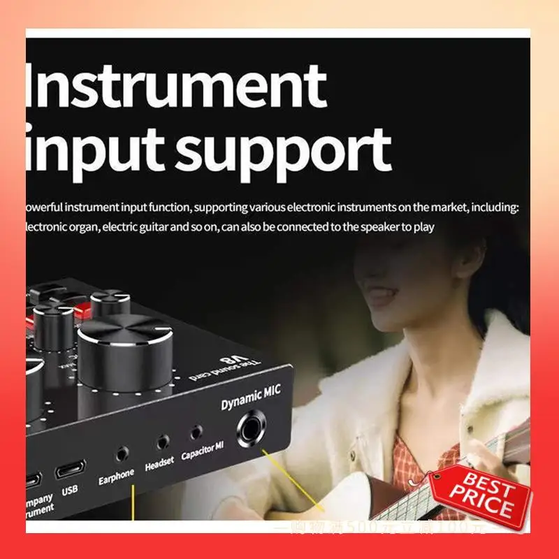ABNR BM-800+V8 Sound Card Kit Spare Parts Podcast Equipment Bundle Voice Network Karaoke Diaphragm Condenser Microphone Karaoke
ABNR BM-800+V8 Sound Card Kit Spare Parts Podcast Equipment Bundle Voice Network Karaoke Diaphragm Condenser Microphone Karaoke