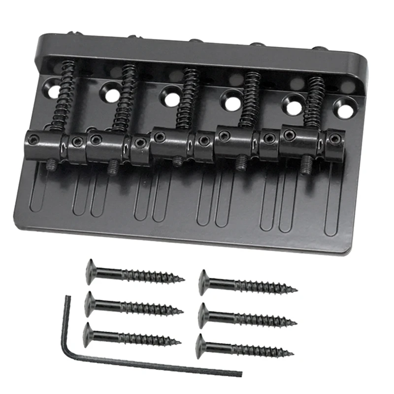 A89E-5 String Thickened Bass Saddle Bridge Pull String Plate For 5 String Electric Bass Guitar Accessories
A89E-5 String Thickened Bass Saddle Bridge Pull String Plate For 5 String Electric Bass Guitar Accessories