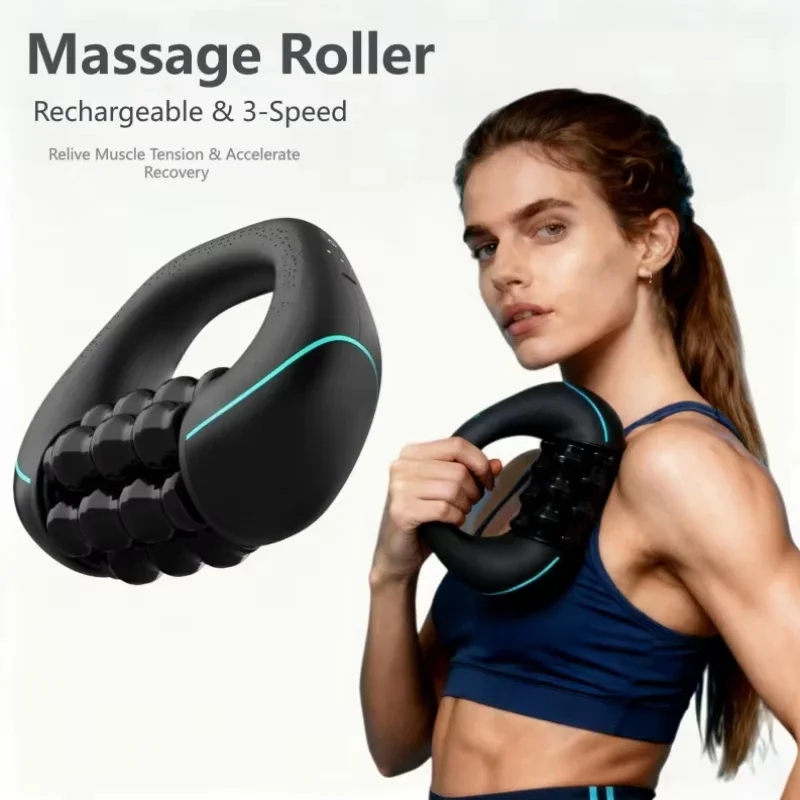Electirc Massage Roller Rechargeable 3-Speed Massager Percussive Therapy for Whole Body Relief Deep Tissue & Muscle Recovery
Electirc Massage Roller Rechargeable 3-Speed Massager Percussive Therapy for Whole Body Relief Deep Tissue & Muscle Recovery