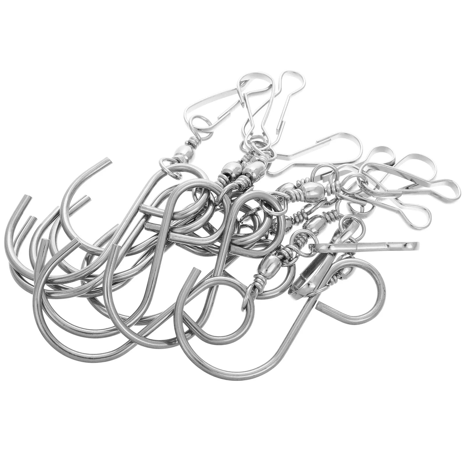 10pcs Hook Swivel Wind Self-Rotating Hooks Spinner S Hook Metal Bird Feeder Cage Mobile Heavy Duty Hanging Outdoor Decor
10pcs Hook Swivel Wind Self-Rotating Hooks Spinner S Hook Metal Bird Feeder Cage Mobile Heavy Duty Hanging Outdoor Decor