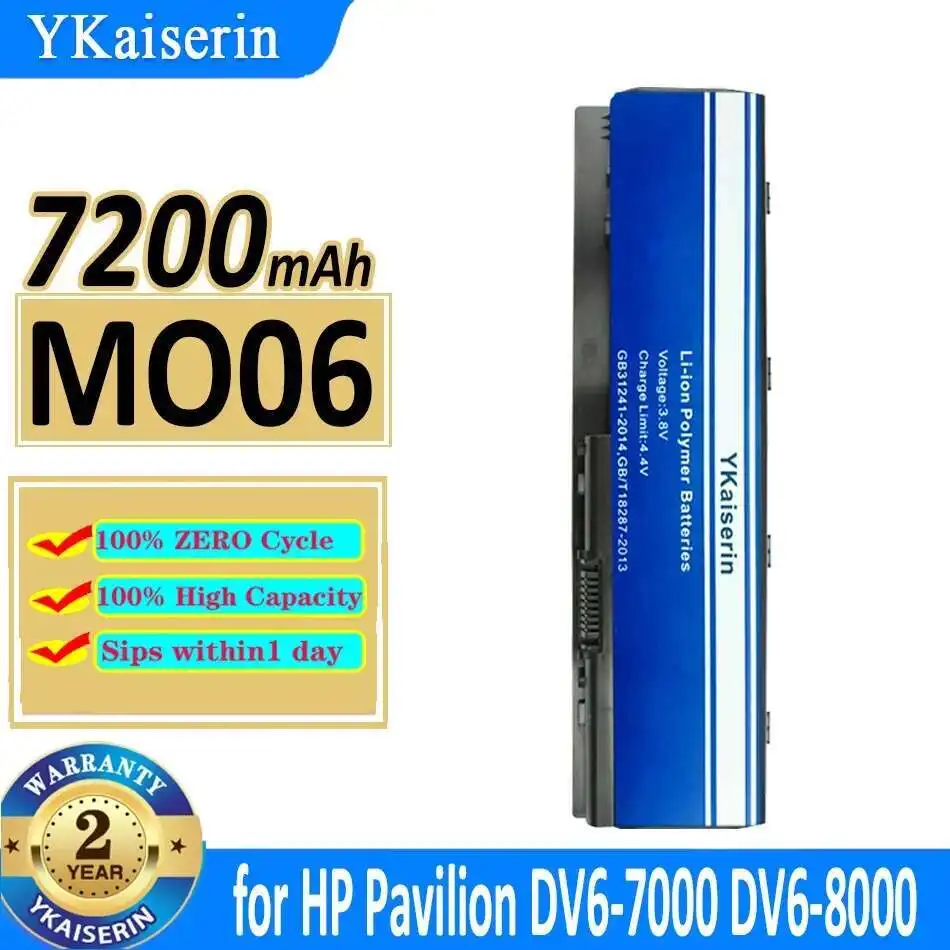 Laptop Battery 7200mAh For HP Pavilion DV6-7000 DV6-8000 DV7-7000 672326-421 672412-001 Hstnn-LB3P Hstnn-YB3N MO06 MO09
Laptop Battery 7200mAh For HP Pavilion DV6-7000 DV6-8000 DV7-7000 672326-421 672412-001 Hstnn-LB3P Hstnn-YB3N MO06 MO09