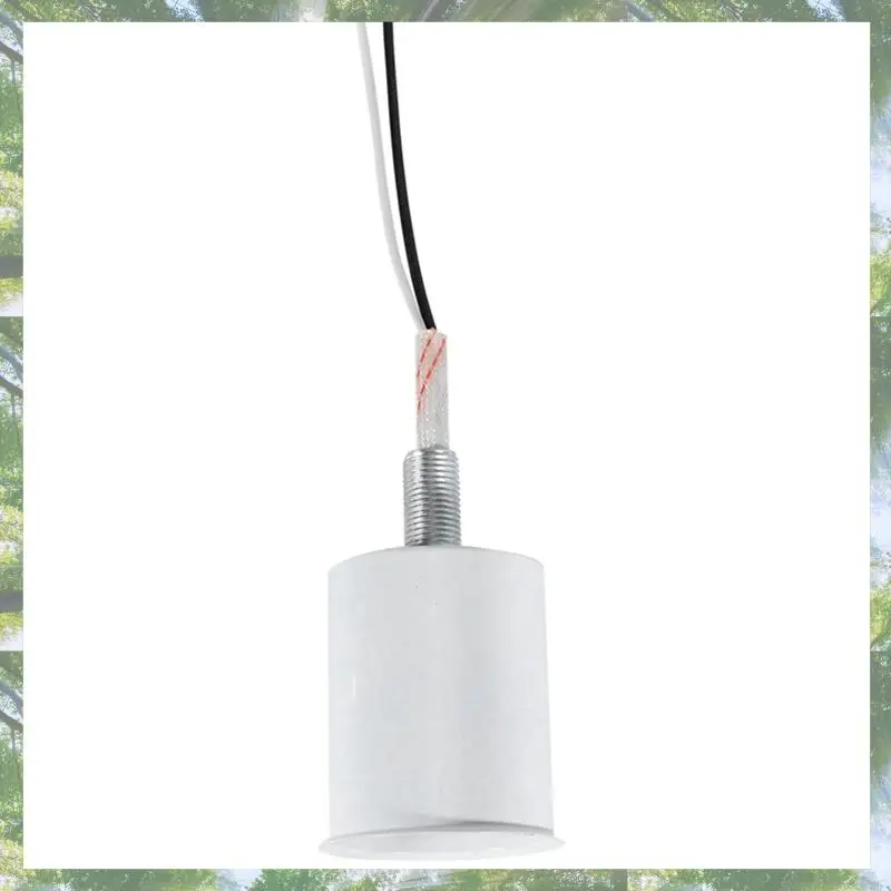 Premium-10X E27 Screw Base Round LED Light Bulb Lamp Socket Holder Adapter Metal Lamp Holder With Wire White
Premium-10X E27 Screw Base Round LED Light Bulb Lamp Socket Holder Adapter Metal Lamp Holder With Wire White