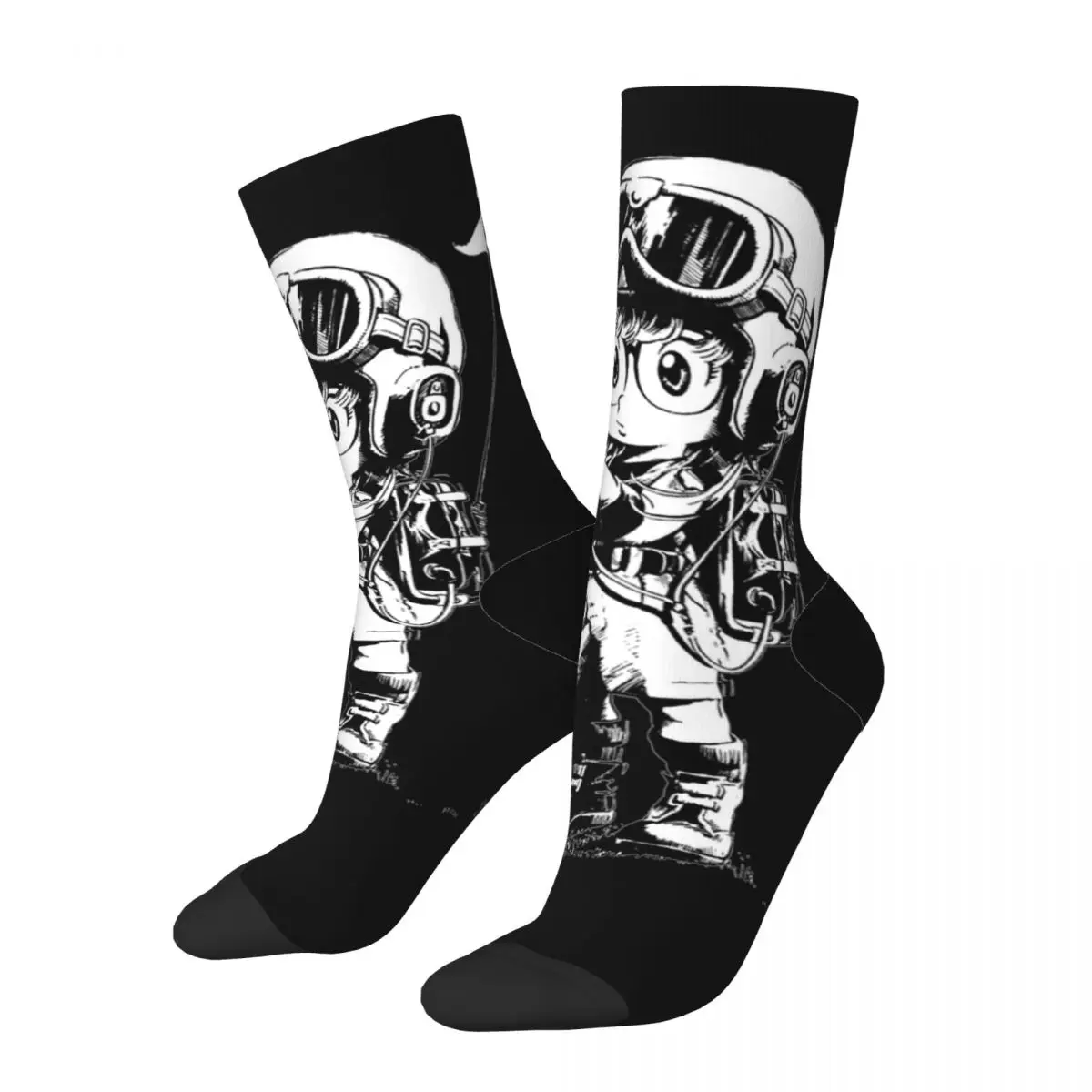 Модные баскетбольные носки Arale Dr Slump Торияма Аниме Манга 90-х годов, Полиэстеровые короткие носки для женщин и мужчин, Нескользящие
Модные баскетбольные носки Arale Dr Slump Торияма Аниме Манга 90-х годов, Полиэстеровые короткие носки для женщин и мужчин, Нескользящие