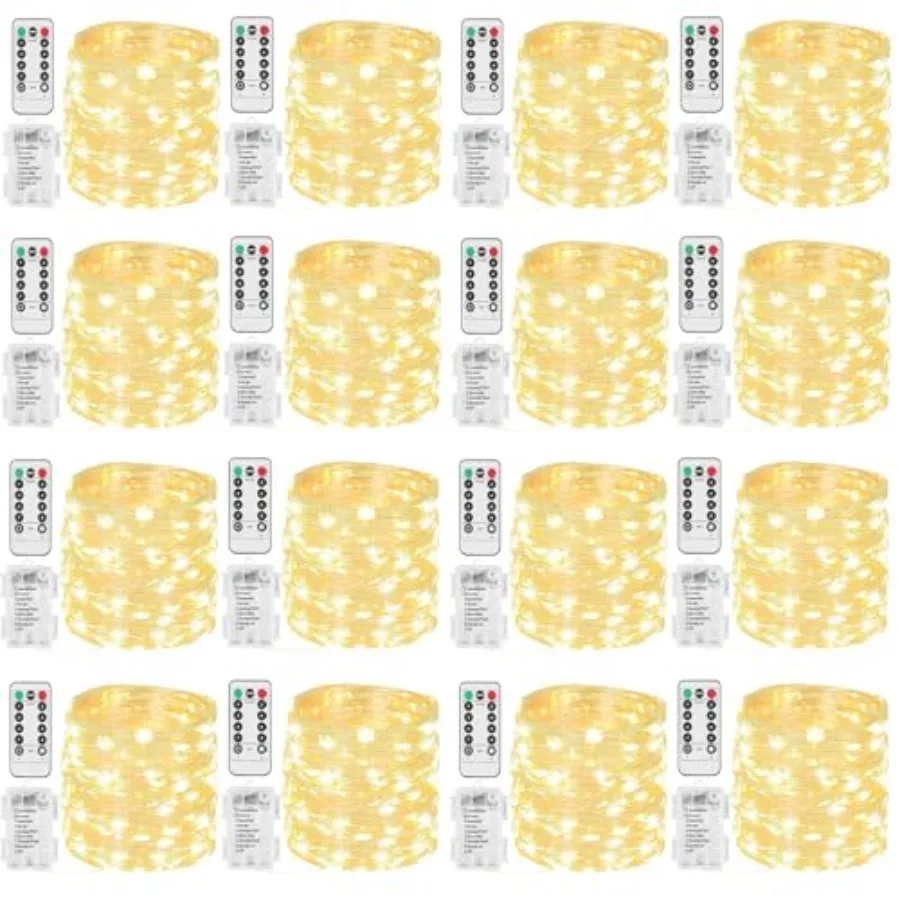 Pack 33Feet 00 LED Fairy Lights Battery Operated Fairy Lights with Remote and Timer Waterproof String Lights Outdoor Indoor for
Pack 33Feet 00 LED Fairy Lights Battery Operated Fairy Lights with Remote and Timer Waterproof String Lights Outdoor Indoor for
