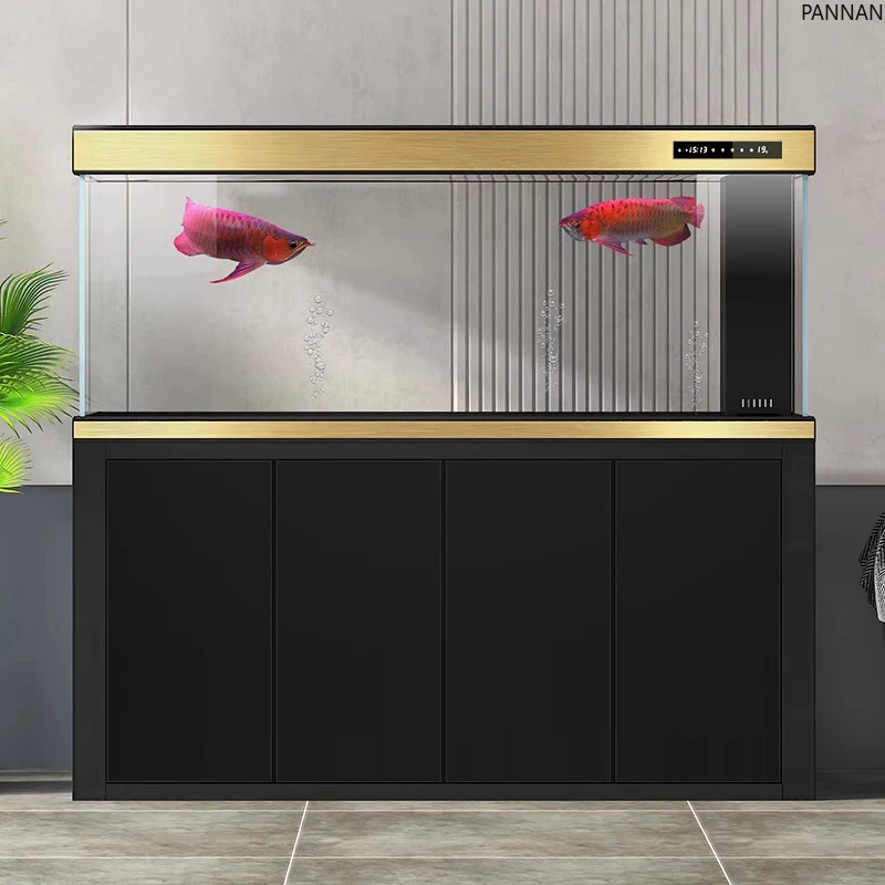 Large arowana tank, living room, home office, ecological bottom filter, a complete set of ultra-white glass
Large arowana tank, living room, home office, ecological bottom filter, a complete set of ultra-white glass