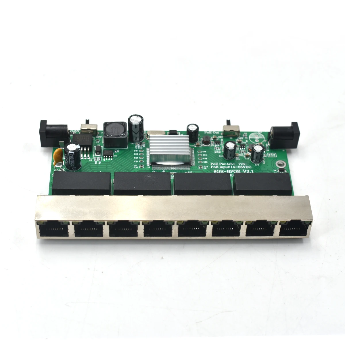 Wanglink Realtek Chipset Reverse POE Switch PCB board 8 Port 10/100/1000M Ethernet Reverse RPOE Switch Support Vlan
Wanglink Realtek Chipset Reverse POE Switch PCB board 8 Port 10/100/1000M Ethernet Reverse RPOE Switch Support Vlan