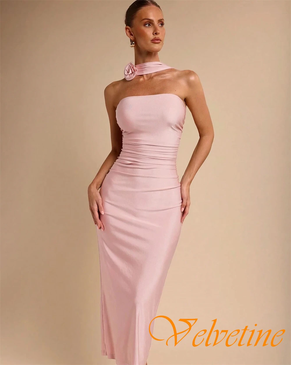 Customized Simple Satin Strapless Evening Dress Exquisite Sleeveless Prom Dresses Delicate Lace Up Back Special Occasion Gowns
Customized Simple Satin Strapless Evening Dress Exquisite Sleeveless Prom Dresses Delicate Lace Up Back Special Occasion Gowns