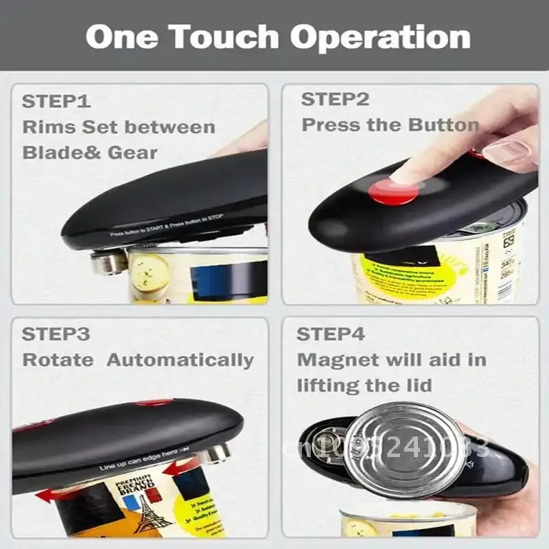 Electric Can Opener Automatic Jar Open Machine Touch None Opener Gadgets Kitchen High Power Electric Jar Tin Sharp Edges
Electric Can Opener Automatic Jar Open Machine Touch None Opener Gadgets Kitchen High Power Electric Jar Tin Sharp Edges