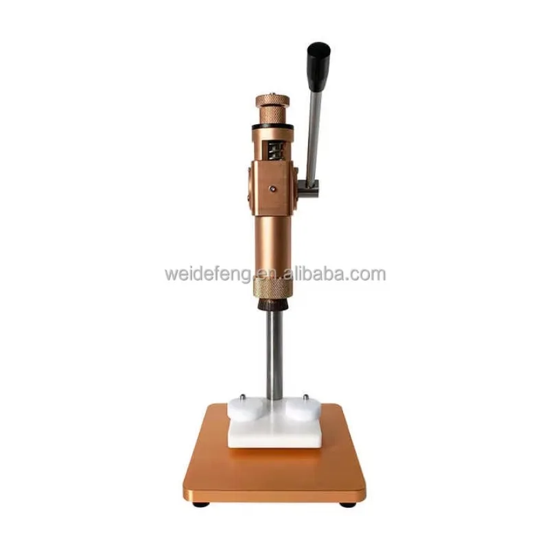 Semi-Automatic Plastic Packaging Sealing Food Perfume Bottles 13mm 15mm Glass Vial Capping Machine
Semi-Automatic Plastic Packaging Sealing Food Perfume Bottles 13mm 15mm Glass Vial Capping Machine