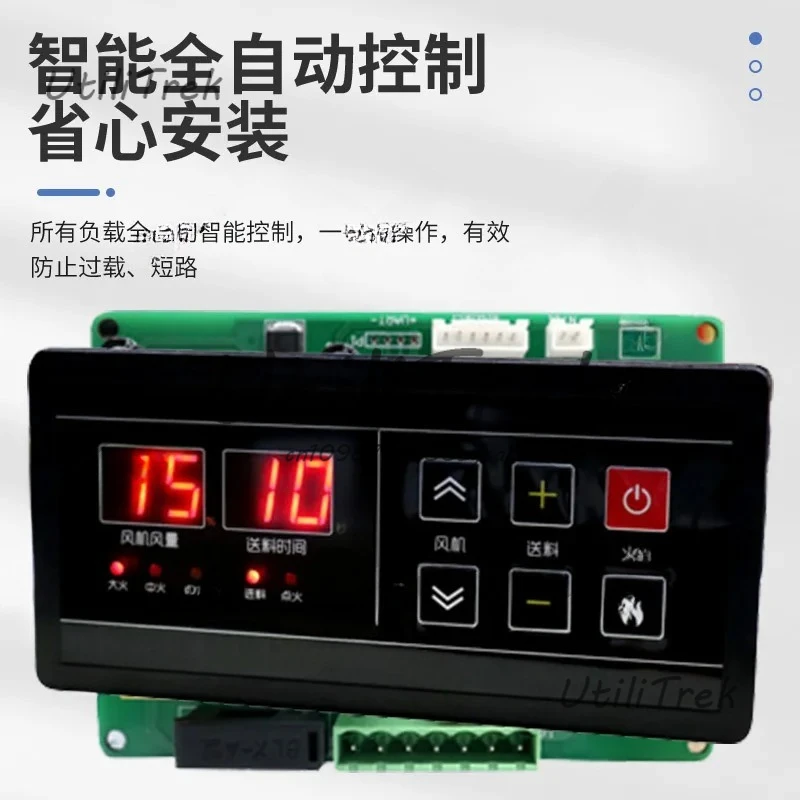 Pellet heating furnace controller Smart micro computer Fireplace sub-circuit board Temperature control boiler
Pellet heating furnace controller Smart micro computer Fireplace sub-circuit board Temperature control boiler