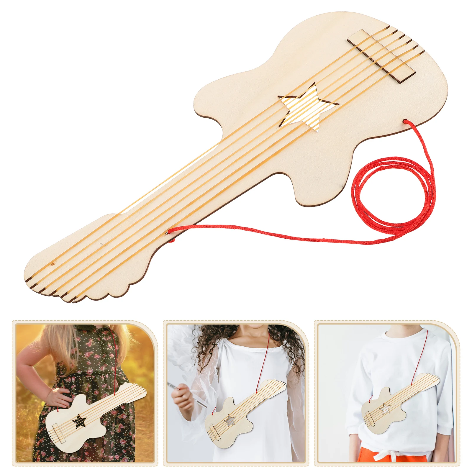 Handmade Wooden Guitar Toy Diy Graffiti Blank Cutouts for Crafts Shapes Kids Child
Handmade Wooden Guitar Toy Diy Graffiti Blank Cutouts for Crafts Shapes Kids Child