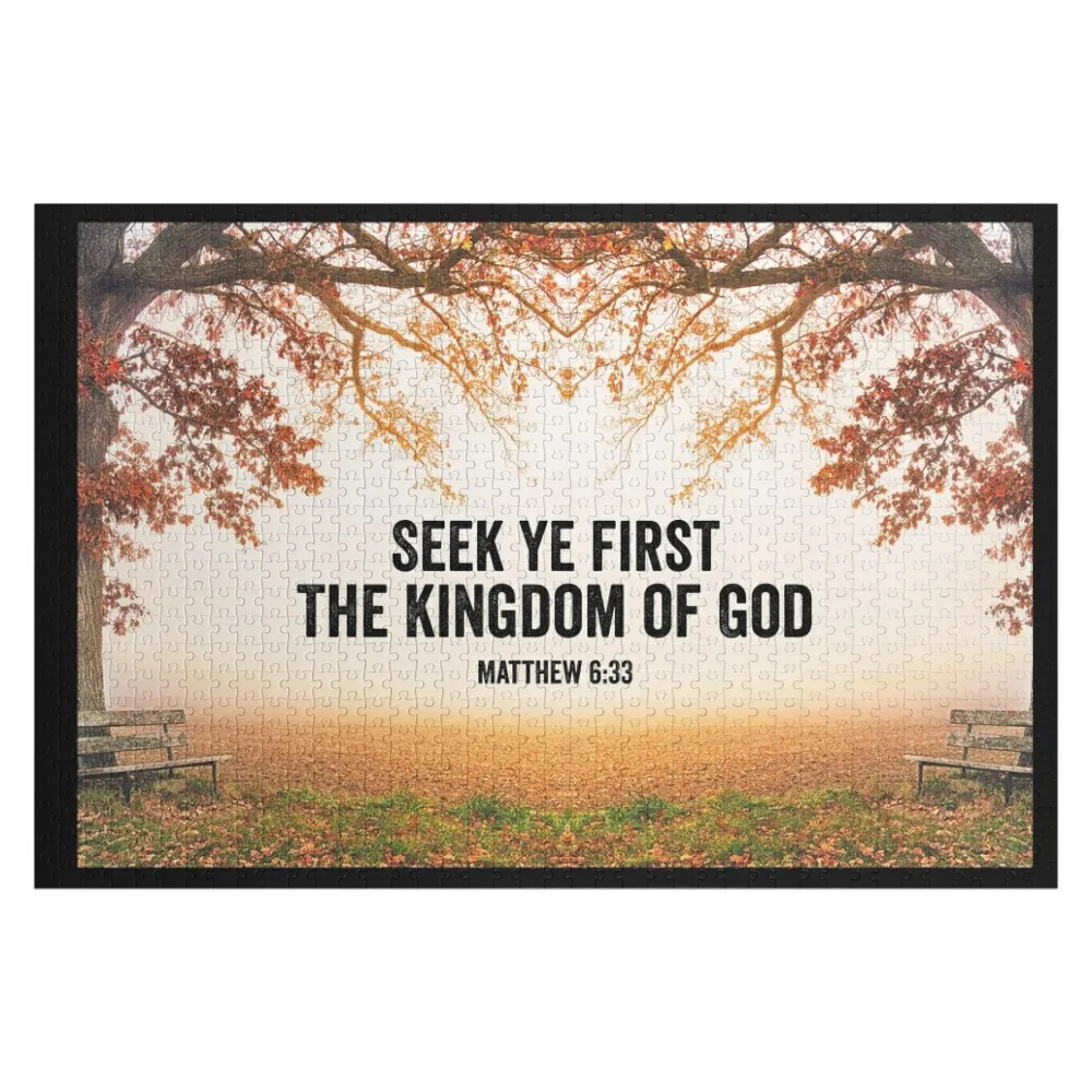 Bible Verse Art - Seek Ye First The Kingdom Of God - Matthew 6:33 Jigsaw Puzzle Woodens For Adults Animal Puzzle
Bible Verse Art - Seek Ye First The Kingdom Of God - Matthew 6:33 Jigsaw Puzzle Woodens For Adults Animal Puzzle
