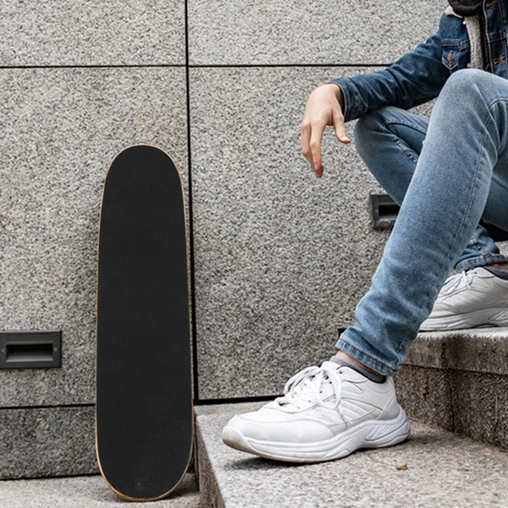 4pcs Skateboard Grip Tape 81cm Double Adhesive Anti Wear Sandpaper Black Replaceable Multi Function Decor Cuttable
4pcs Skateboard Grip Tape 81cm Double Adhesive Anti Wear Sandpaper Black Replaceable Multi Function Decor Cuttable