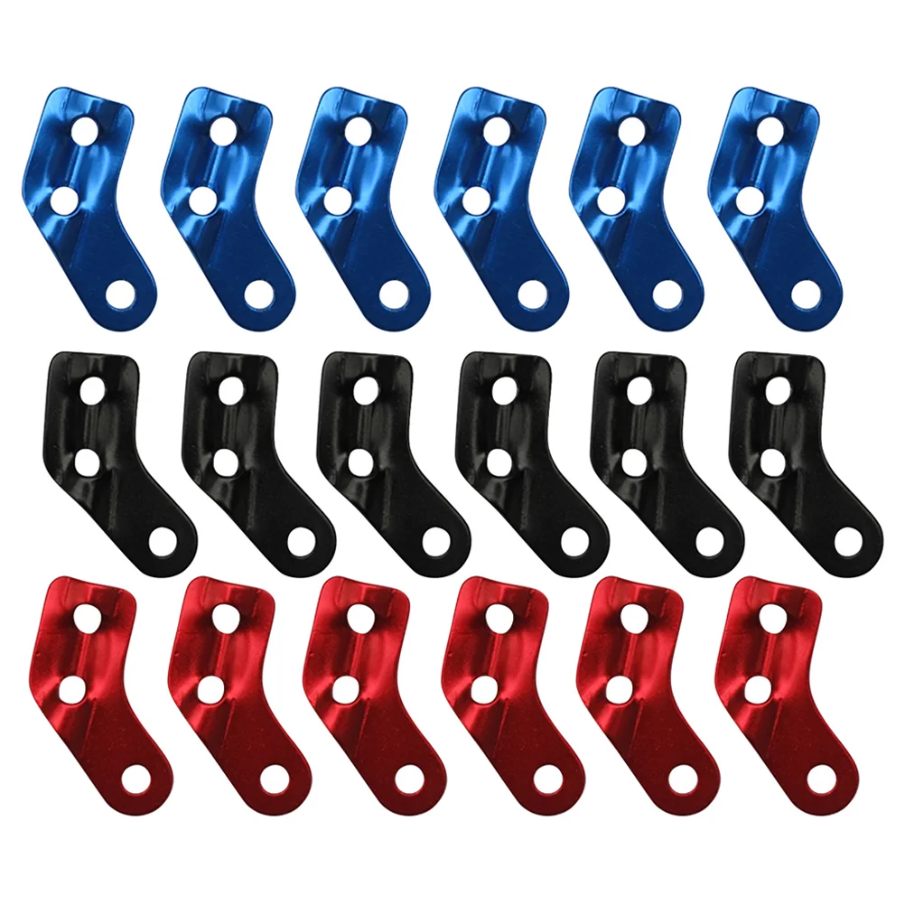 18 Pcs Tent Rope Fastener Sturdy Wind Rope Buckles L shaped Stopper Camping Climbing Supplies Lightweight Aluminum Alloy Outdoor
18 Pcs Tent Rope Fastener Sturdy Wind Rope Buckles L shaped Stopper Camping Climbing Supplies Lightweight Aluminum Alloy Outdoor