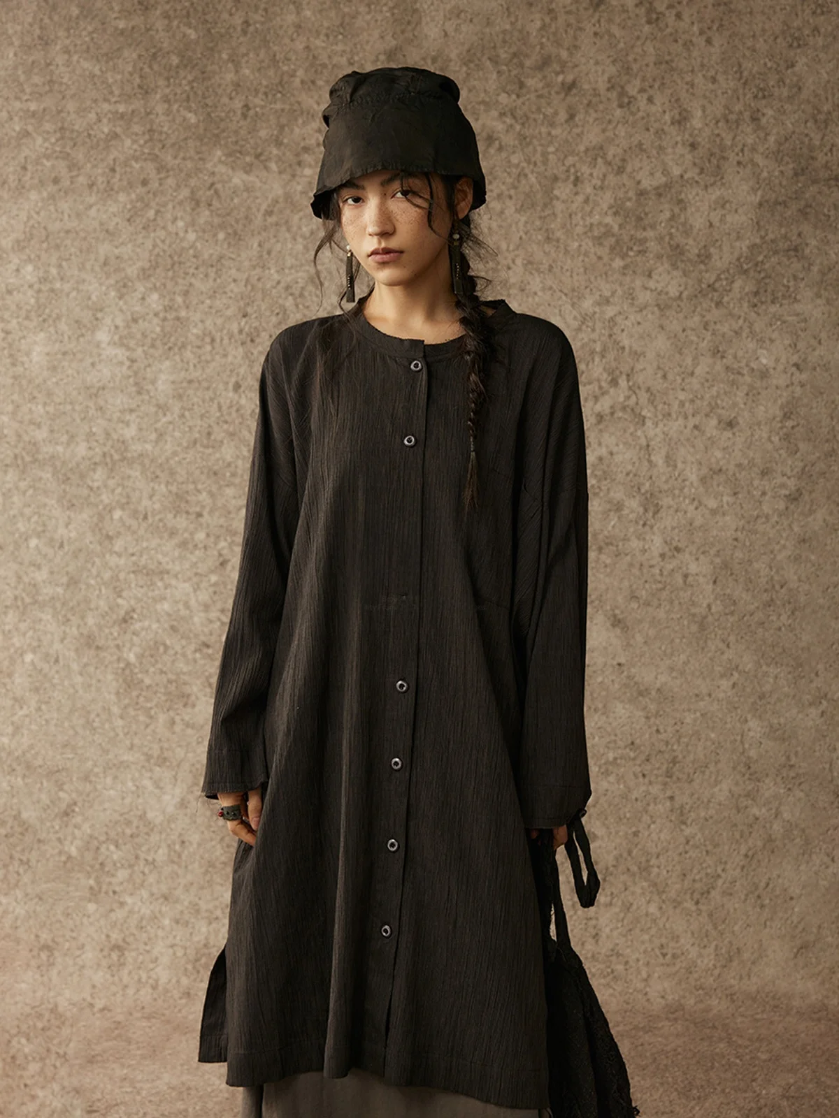 alpa Lew Handmade Long irt Zen Healing Warmth Retrospective Sle Linen Blend Loose Fit Women's Cardigan Spring Season
alpa Lew Handmade Long irt Zen Healing Warmth Retrospective Sle Linen Blend Loose Fit Women's Cardigan Spring Season