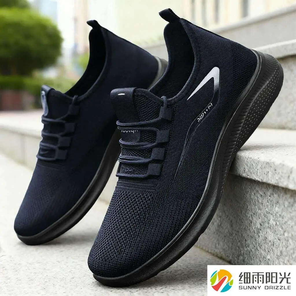 2026 Spring Summer New Men's Casual Sports Shoes Full Black Mesh Soft Bottom Lightweight Breathable Anti-slip Work Shoes
2026 Spring Summer New Men's Casual Sports Shoes Full Black Mesh Soft Bottom Lightweight Breathable Anti-slip Work Shoes