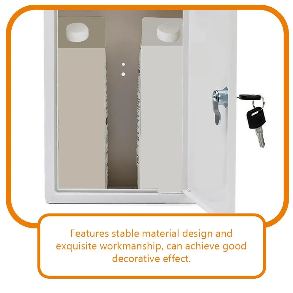 Wall Mount Milk Box Home White Plastic Lockable Mailbox Delivery Outdoor Case Hanging Door Tool Cabinet Milk Holder
Wall Mount Milk Box Home White Plastic Lockable Mailbox Delivery Outdoor Case Hanging Door Tool Cabinet Milk Holder