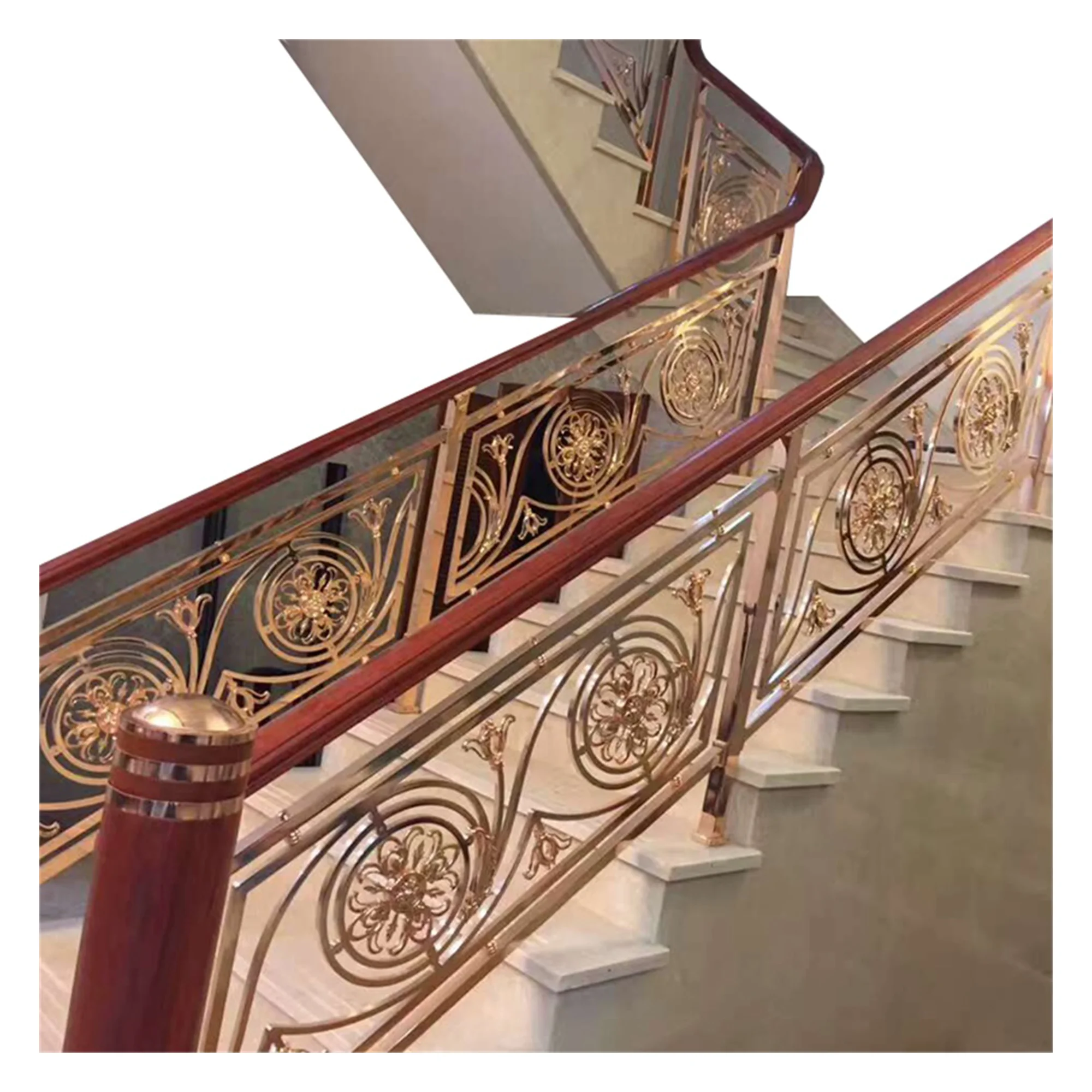 Классический дизайн, вилла для отеля, золотое покрытие, интерьер балкона, золотые перила
Классический дизайн, вилла для отеля, золотое покрытие, интерьер балкона, золотые перила