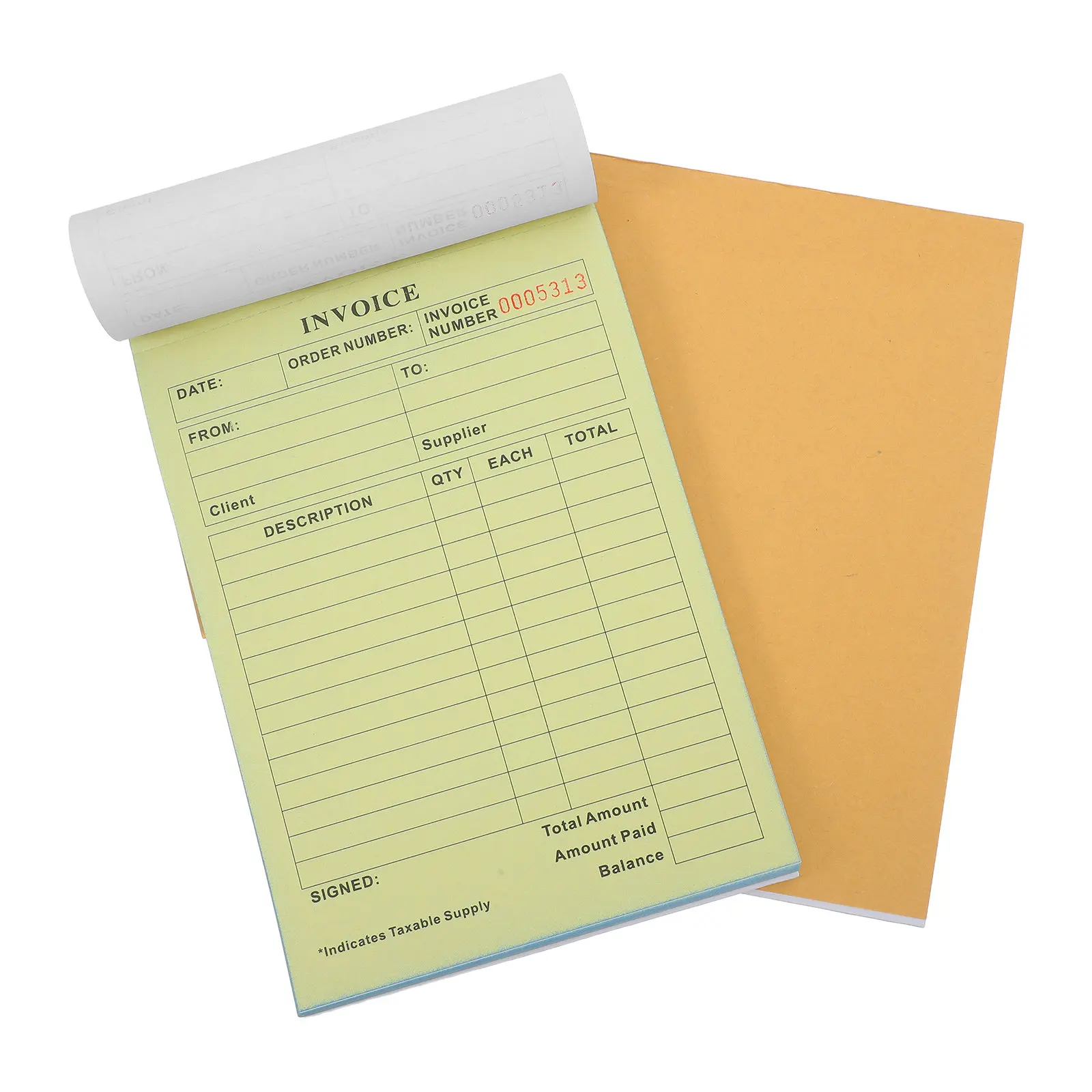 2-Part Carbonless Invoice Receipt Book 8.3x6 Sales Invoice Booklet Small Business Pre-Printed Order Forms Copies Transaction
2-Part Carbonless Invoice Receipt Book 8.3x6 Sales Invoice Booklet Small Business Pre-Printed Order Forms Copies Transaction