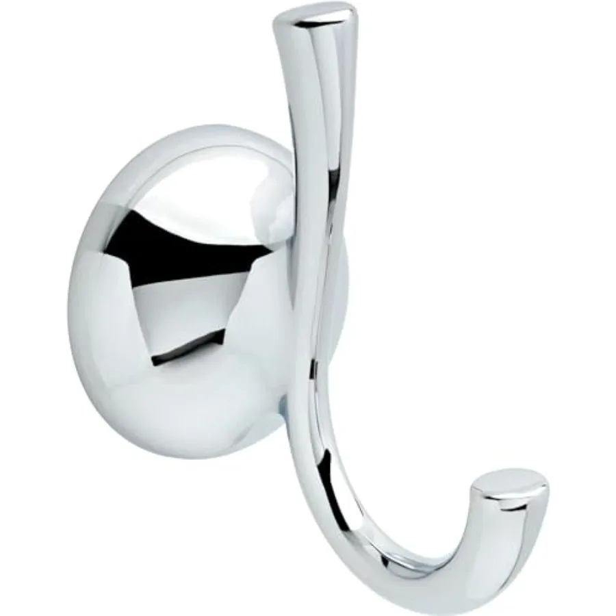 Foundations 1-Pack Towel Hooks Polished Chrome Double J Wall Mounted for Robes 2-Prong Holder Bathroom Accessories FNDS35-PC
Foundations 1-Pack Towel Hooks Polished Chrome Double J Wall Mounted for Robes 2-Prong Holder Bathroom Accessories FNDS35-PC