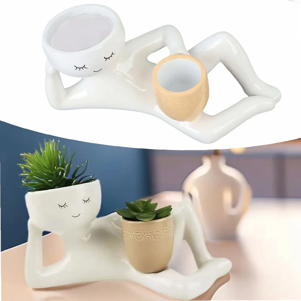 Succulent Pot Creative Breathable Synthetic Resin Flower Pot for Desktop Ornament Decoration
Succulent Pot Creative Breathable Synthetic Resin Flower Pot for Desktop Ornament Decoration