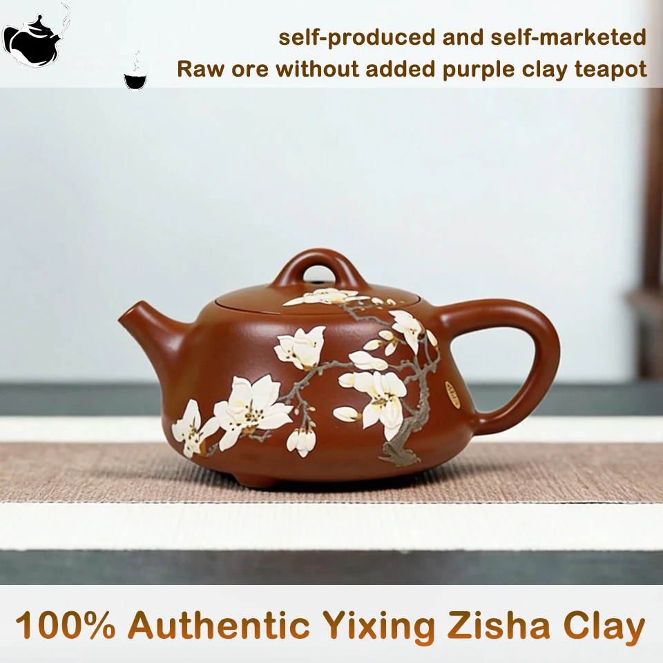 Yixing Zisha teapot, made from raw ore without any additives, is a Chinese-style gongfu teapot with smooth water dispensing
Yixing Zisha teapot, made from raw ore without any additives, is a Chinese-style gongfu teapot with smooth water dispensing