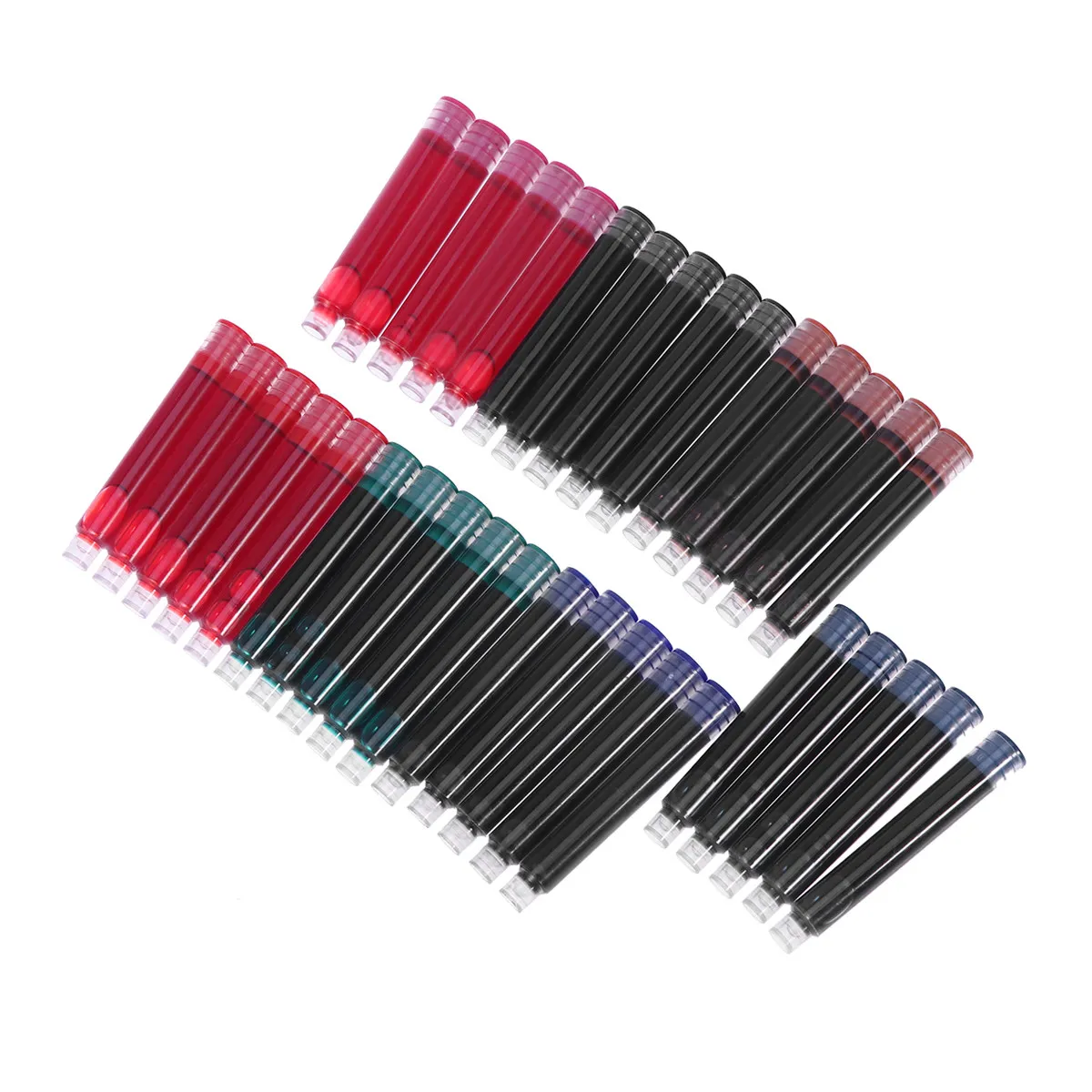 35Pcs Fountain Pen Ink Refills Premium Fast Drying Universal Disposable Ink Sac Cartridges for Calligraphy Writing
35Pcs Fountain Pen Ink Refills Premium Fast Drying Universal Disposable Ink Sac Cartridges for Calligraphy Writing