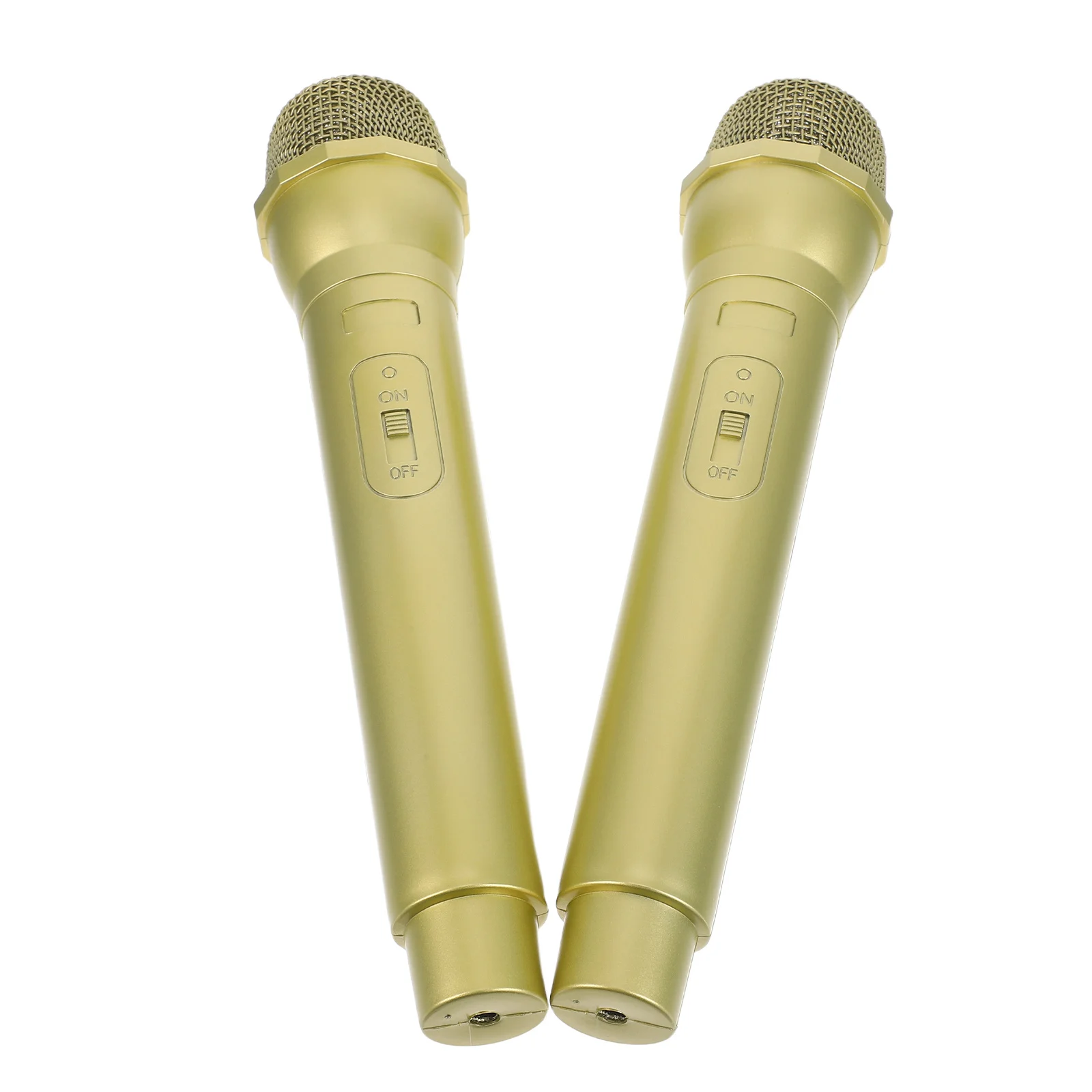 2pcs Golden Fake Microphone Prop For Kids Music Party Decorations Halloween Costume Stage Pretend Play Practice Birthday Favors
2pcs Golden Fake Microphone Prop For Kids Music Party Decorations Halloween Costume Stage Pretend Play Practice Birthday Favors