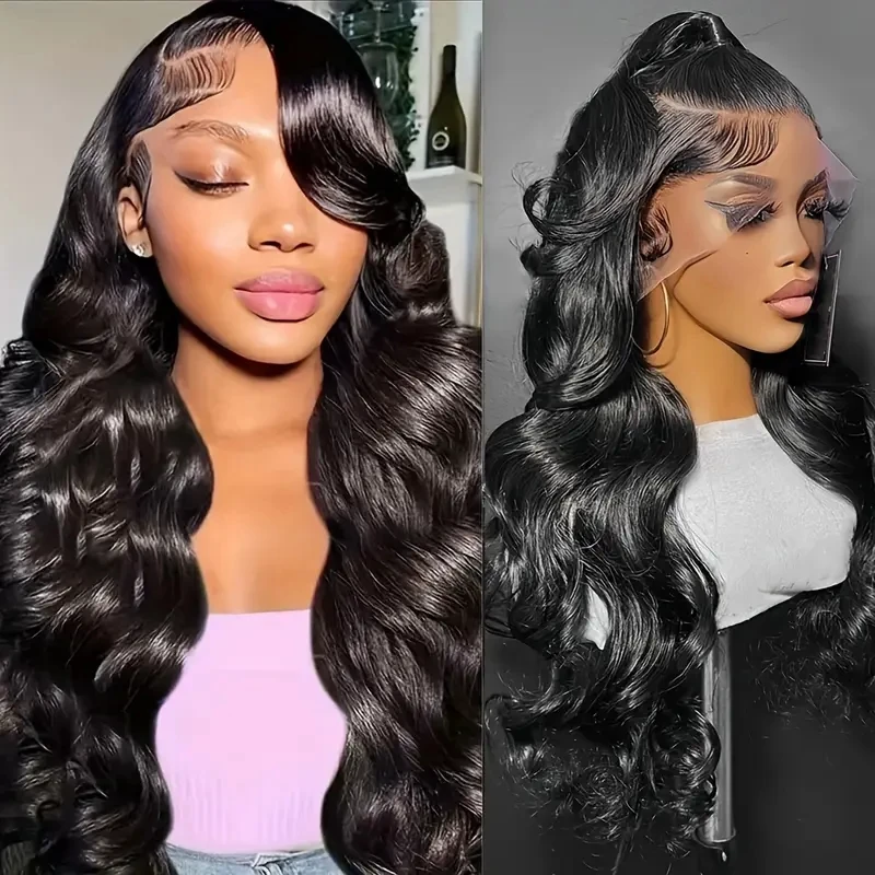 HAIRTIME Glueless 13x4 HD Lace Frontal Wig Body Wave Human Hair Wigs For Black Women 30 32 Inch Body Wave Lace Front Wigs
HAIRTIME Glueless 13x4 HD Lace Frontal Wig Body Wave Human Hair Wigs For Black Women 30 32 Inch Body Wave Lace Front Wigs
