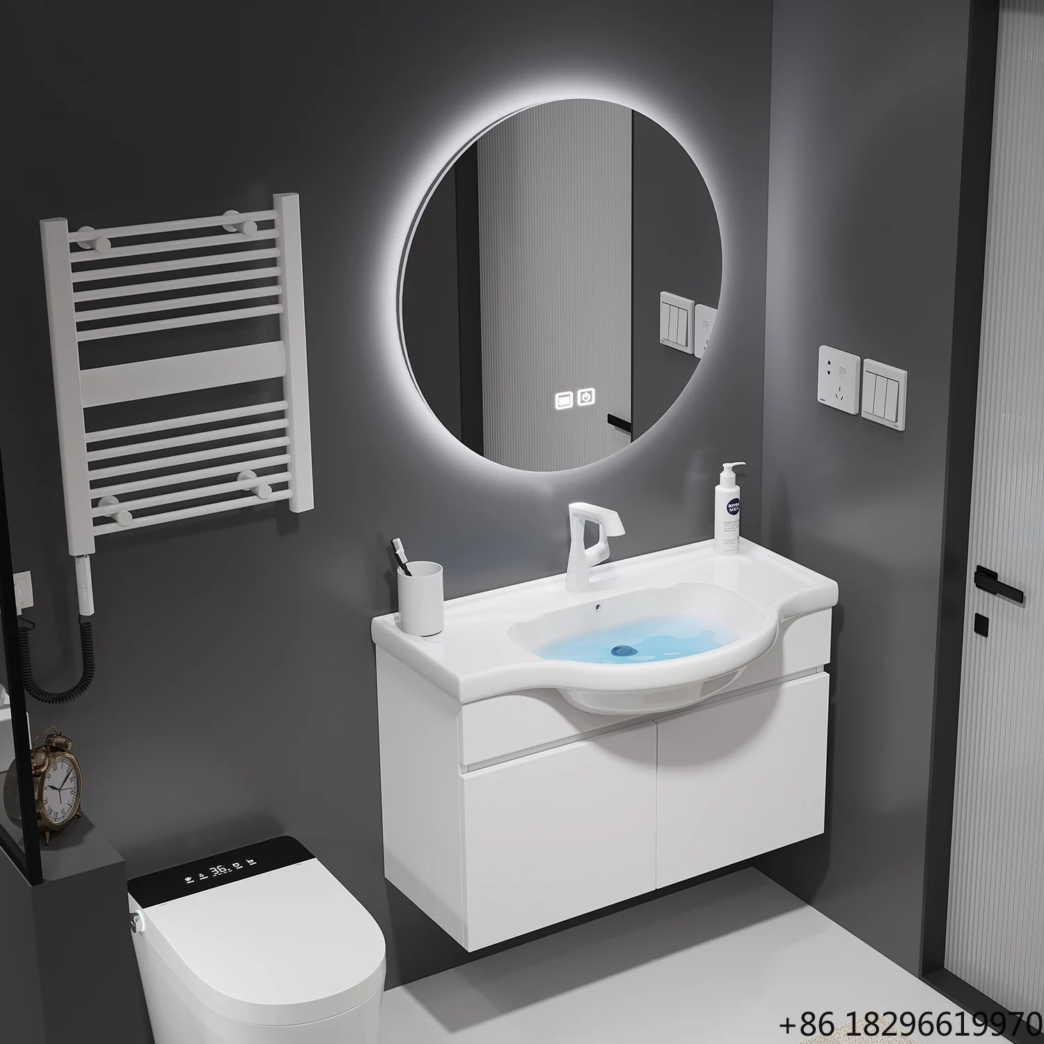 Light Luxury Bathroom Vanity Cabinet Smart LED Mirror Elegant Storage Organizer Wall Mounted Furniture For Home Washroom
Light Luxury Bathroom Vanity Cabinet Smart LED Mirror Elegant Storage Organizer Wall Mounted Furniture For Home Washroom