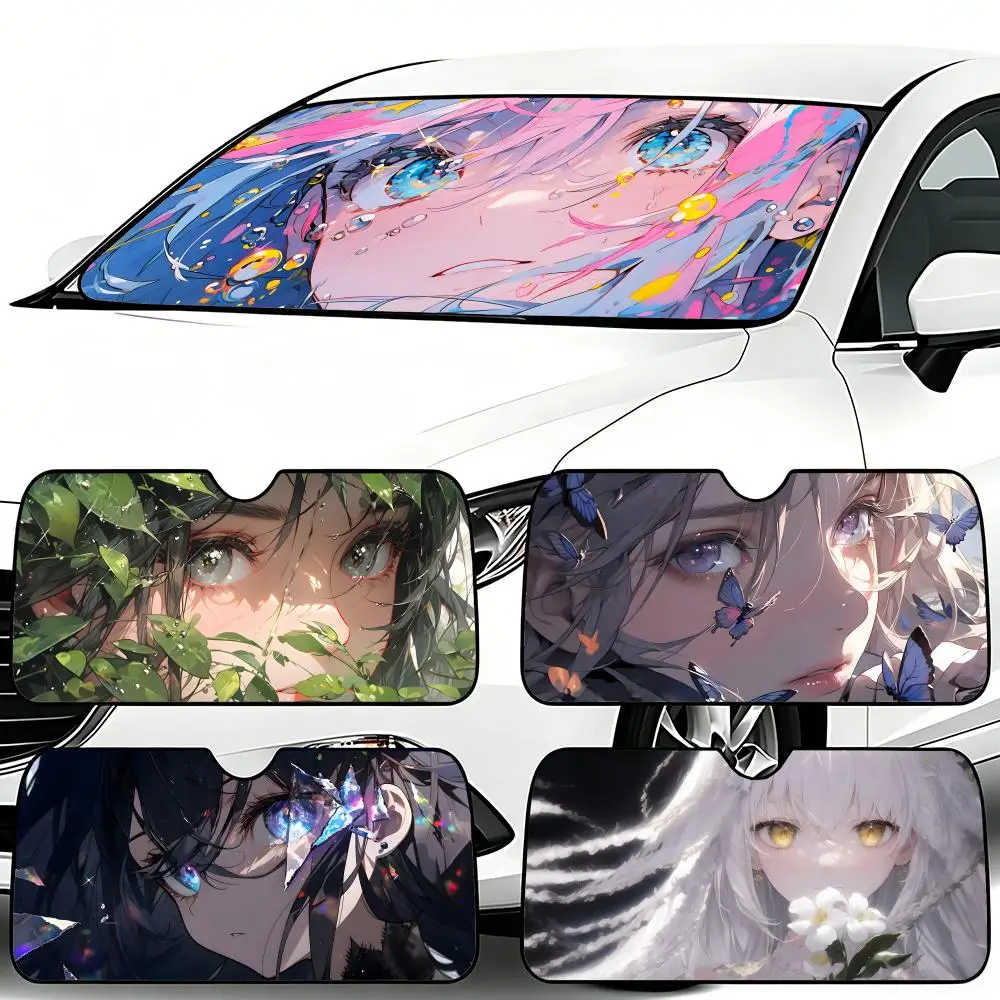 B-Big-eyed Girl-S Sun Visor Car Windshield Sunshade Foldable Automotive Protection Sun Block Cover
B-Big-eyed Girl-S Sun Visor Car Windshield Sunshade Foldable Automotive Protection Sun Block Cover