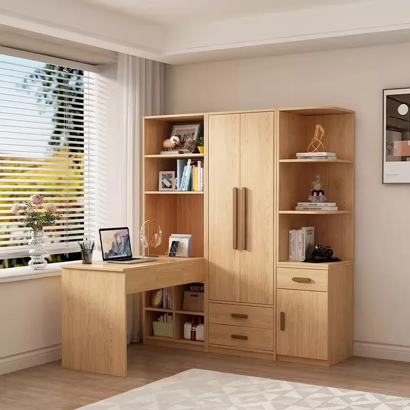 XL Solid Wood Corner Desk Wardrobe Integrated Computer Desk Customizable
XL Solid Wood Corner Desk Wardrobe Integrated Computer Desk Customizable