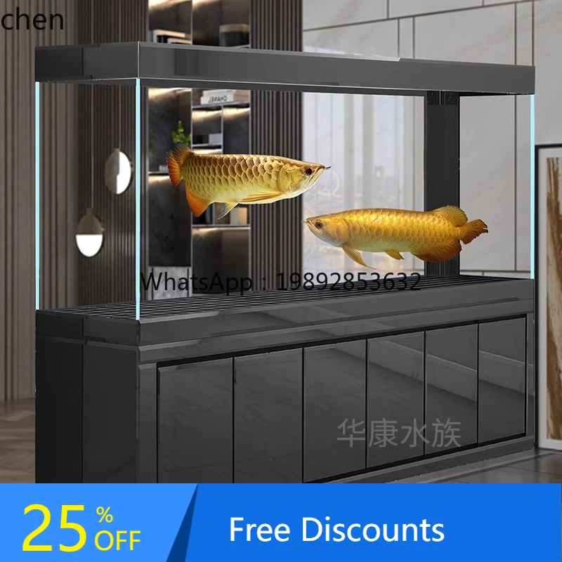 ultra-white glass fish tank, large floor-to-ceiling filter fish tank in living room
ultra-white glass fish tank, large floor-to-ceiling filter fish tank in living room