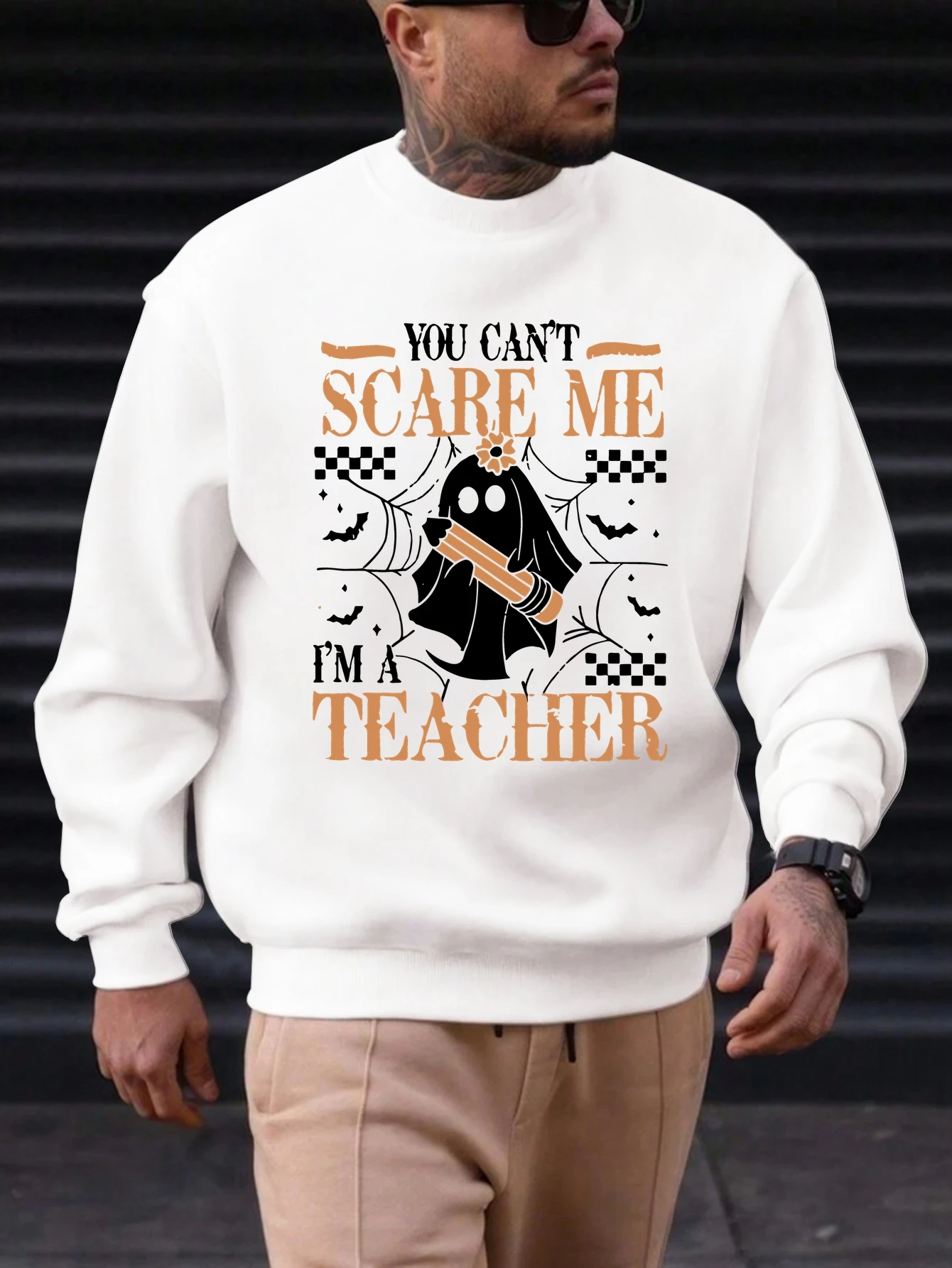2025 New Men's Cotton Sweatshirt YOU CAN'T SCARE ME Pattern Printing Round Neck Fashion Casual High Quality Daily Top Clothing
2025 New Men's Cotton Sweatshirt YOU CAN'T SCARE ME Pattern Printing Round Neck Fashion Casual High Quality Daily Top Clothing