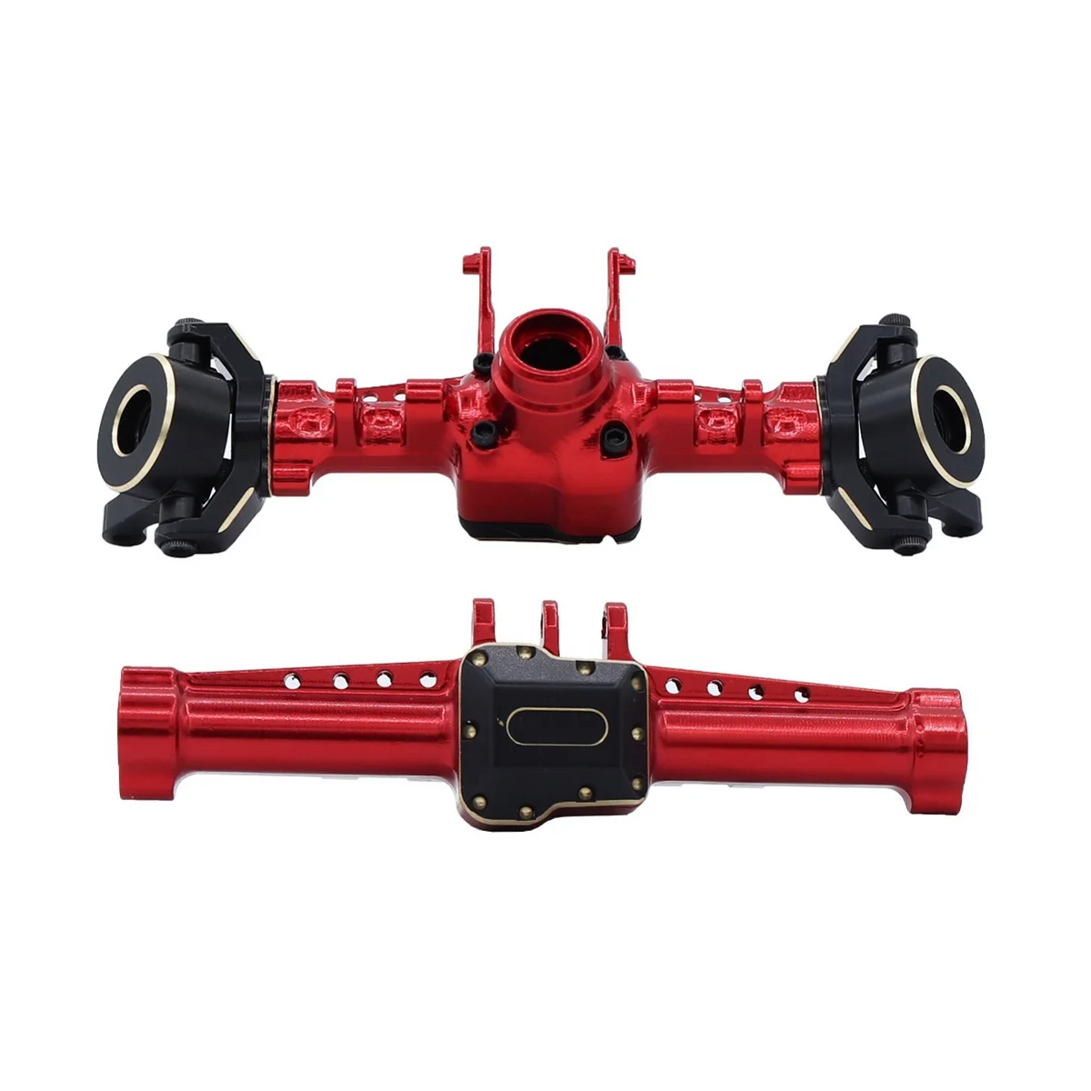 Metal Front and Rear Axle Housing with Brass Axle Cover Steering Block for TRX4M 1/18 RC Crawler Car Upgrade Parts,1
Metal Front and Rear Axle Housing with Brass Axle Cover Steering Block for TRX4M 1/18 RC Crawler Car Upgrade Parts,1