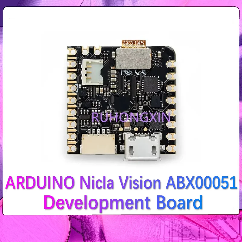 ARDUINO Nicla Vision ABX00051 AI Edge Vision двухъядерный процессор STM32H747 макетная плата
ARDUINO Nicla Vision ABX00051 AI Edge Vision двухъядерный процессор STM32H747 макетная плата