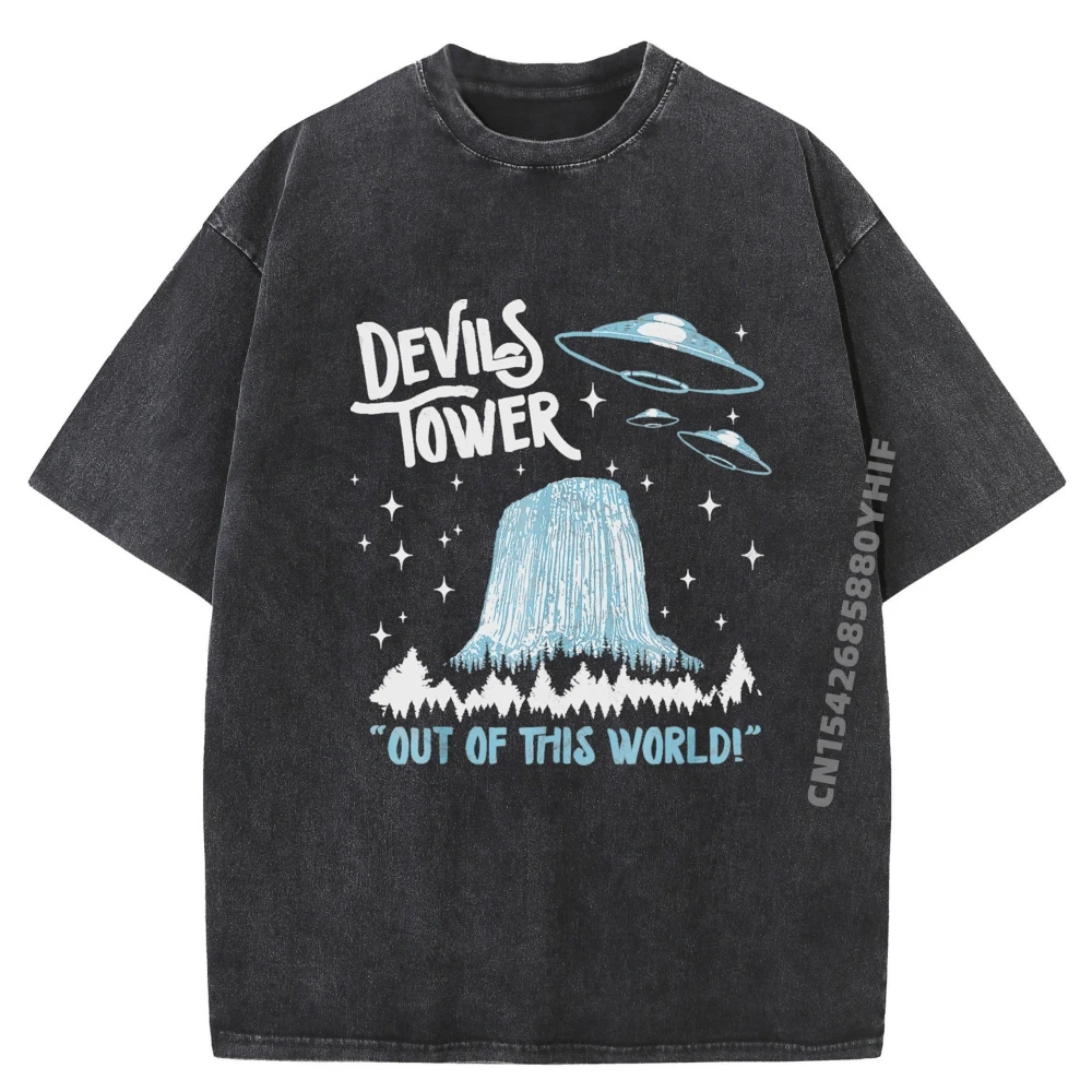 Devils Tower National Monument Out Of This World Funny UFO Mens Graphic Camisetas De Hombre Large Size Washed Shirt
Devils Tower National Monument Out Of This World Funny UFO Mens Graphic Camisetas De Hombre Large Size Washed Shirt