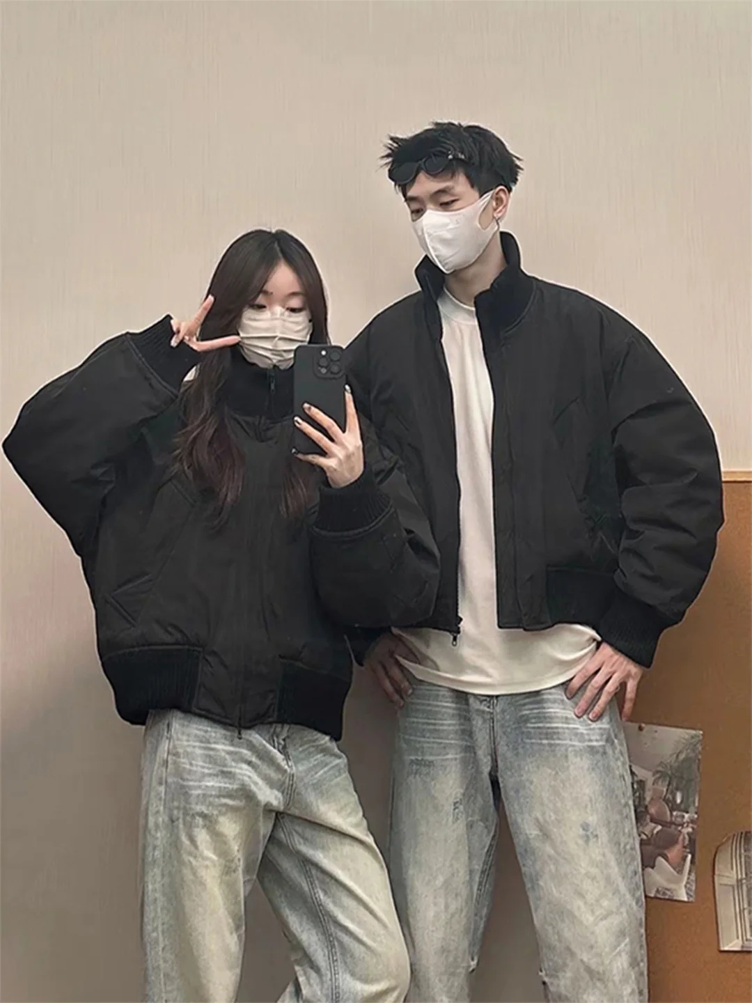 Мужская зимняя повседневная хлопковая куртка Pure Bla с воротником-стойкой, в бейсбольном стиле, для пар, свободного кроя, Cleanfit
Мужская зимняя повседневная хлопковая куртка Pure Bla с воротником-стойкой, в бейсбольном стиле, для пар, свободного кроя, Cleanfit