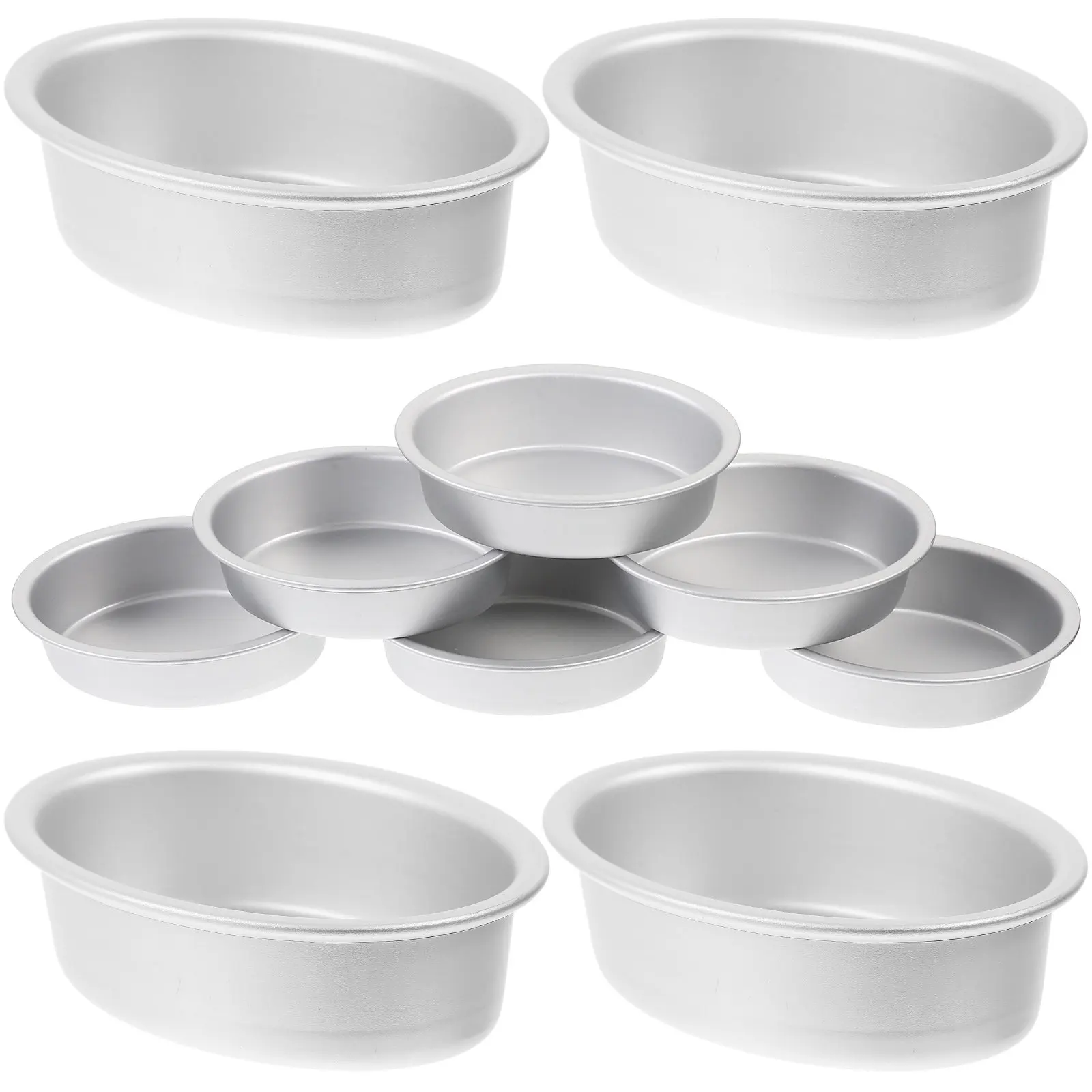 10Pcs Oval Shape Cheese Cake Pan Aluminum Mold Nonstick Baking Pans for Bread Cake Baking Set Flan Pan Flan Mold
10Pcs Oval Shape Cheese Cake Pan Aluminum Mold Nonstick Baking Pans for Bread Cake Baking Set Flan Pan Flan Mold
