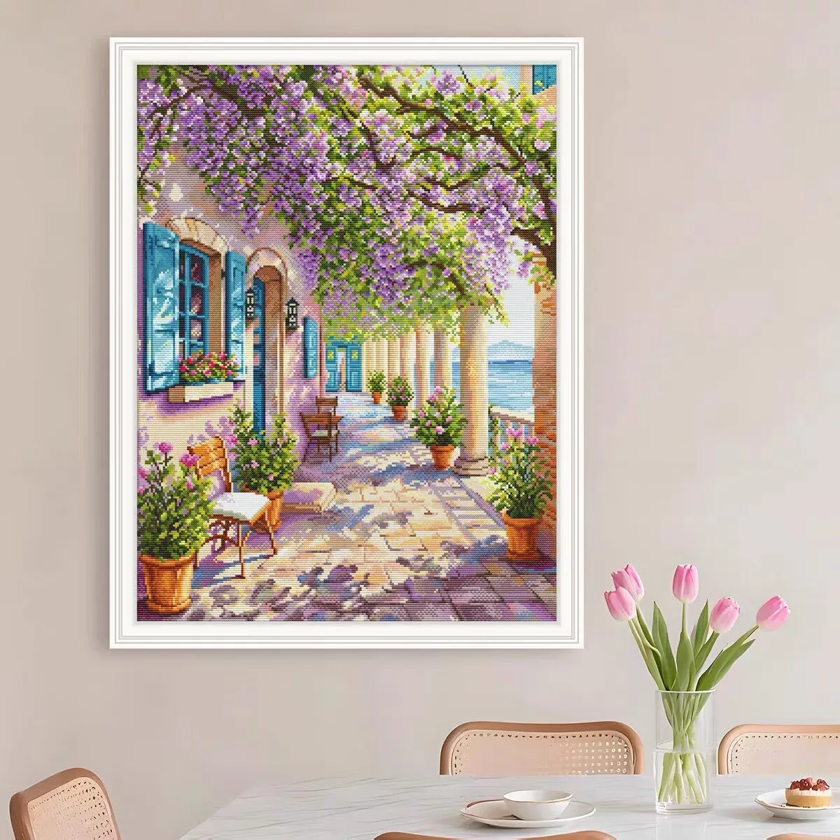 Wisteria House Cross Stitch Kits Stamped 11CT 14CT Needlework DIY Patterns Handmade Embroidery Set 83 Colors
Wisteria House Cross Stitch Kits Stamped 11CT 14CT Needlework DIY Patterns Handmade Embroidery Set 83 Colors