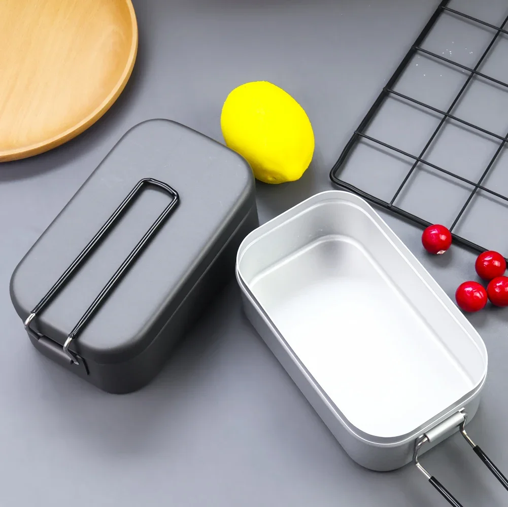 Lightweight Aluminum Alloy Lunch Bento Box with Folding Handle Outdoor Camping Cookware Multipurpose Food Container Dinnerware
Lightweight Aluminum Alloy Lunch Bento Box with Folding Handle Outdoor Camping Cookware Multipurpose Food Container Dinnerware