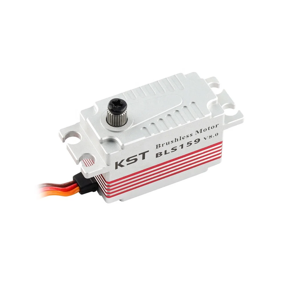 KST BLS159 V8.0 Servo 0.10Sec Coreless HV Digital Servo Motor for RC Car Boat Robot Arm Airplane 8.4V 17Kg
KST BLS159 V8.0 Servo 0.10Sec Coreless HV Digital Servo Motor for RC Car Boat Robot Arm Airplane 8.4V 17Kg