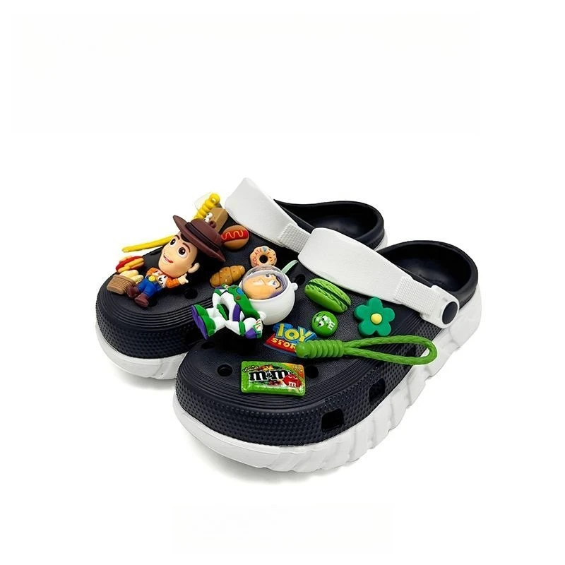 Kawaii Buzz Lightyear EVA Breathable Outdoor Clog Sandals Summer 2026 New Trend Anti-slip Unisex Unique Cool Design Anime Toys
Kawaii Buzz Lightyear EVA Breathable Outdoor Clog Sandals Summer 2026 New Trend Anti-slip Unisex Unique Cool Design Anime Toys
