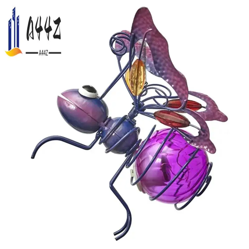 A44Z-солнечная железная статуя насекомых со светодиодным сказочным светом, уличный водонепроницаемый подвесной елочный орнамент для забора, двора, художественный декор
A44Z-солнечная железная статуя насекомых со светодиодным сказочным светом, уличный водонепроницаемый подвесной елочный орнамент для забора, двора, художественный декор